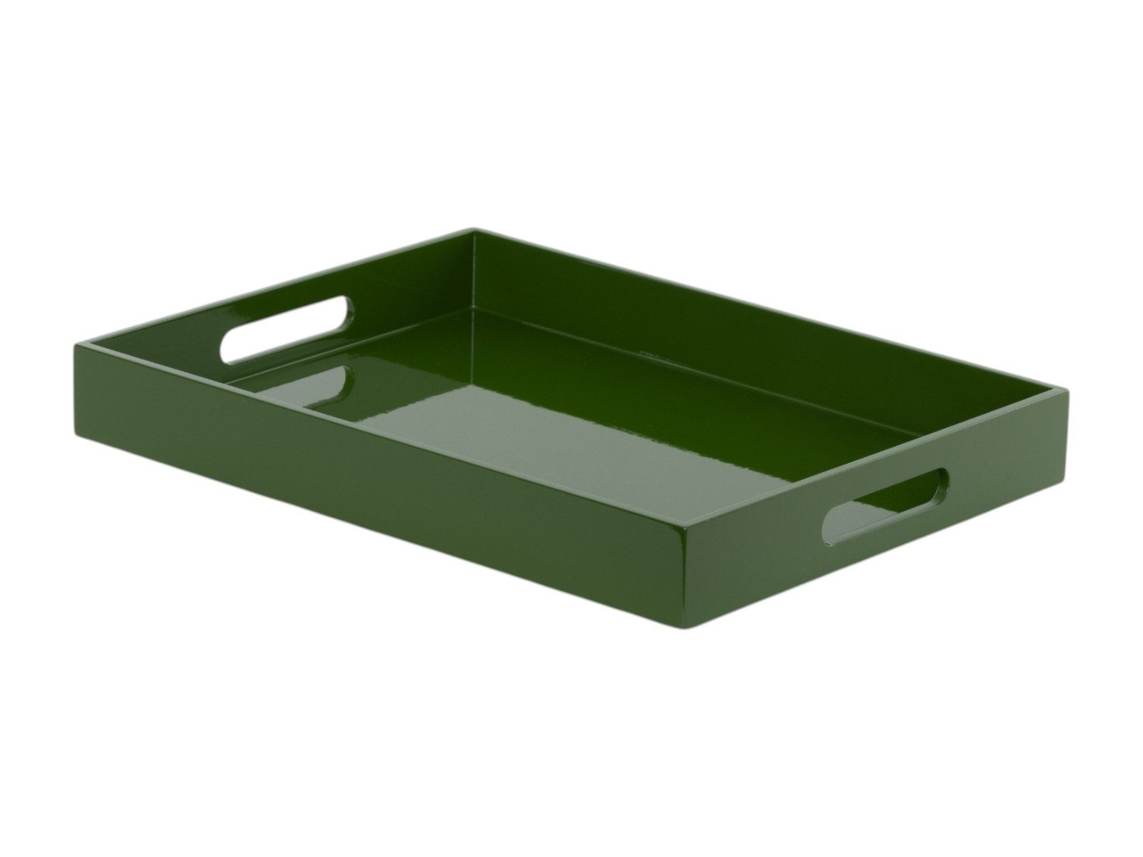 albert l. (punkt) Tablett Lacquer-Tablett grasgrün 40x30cm, MDF