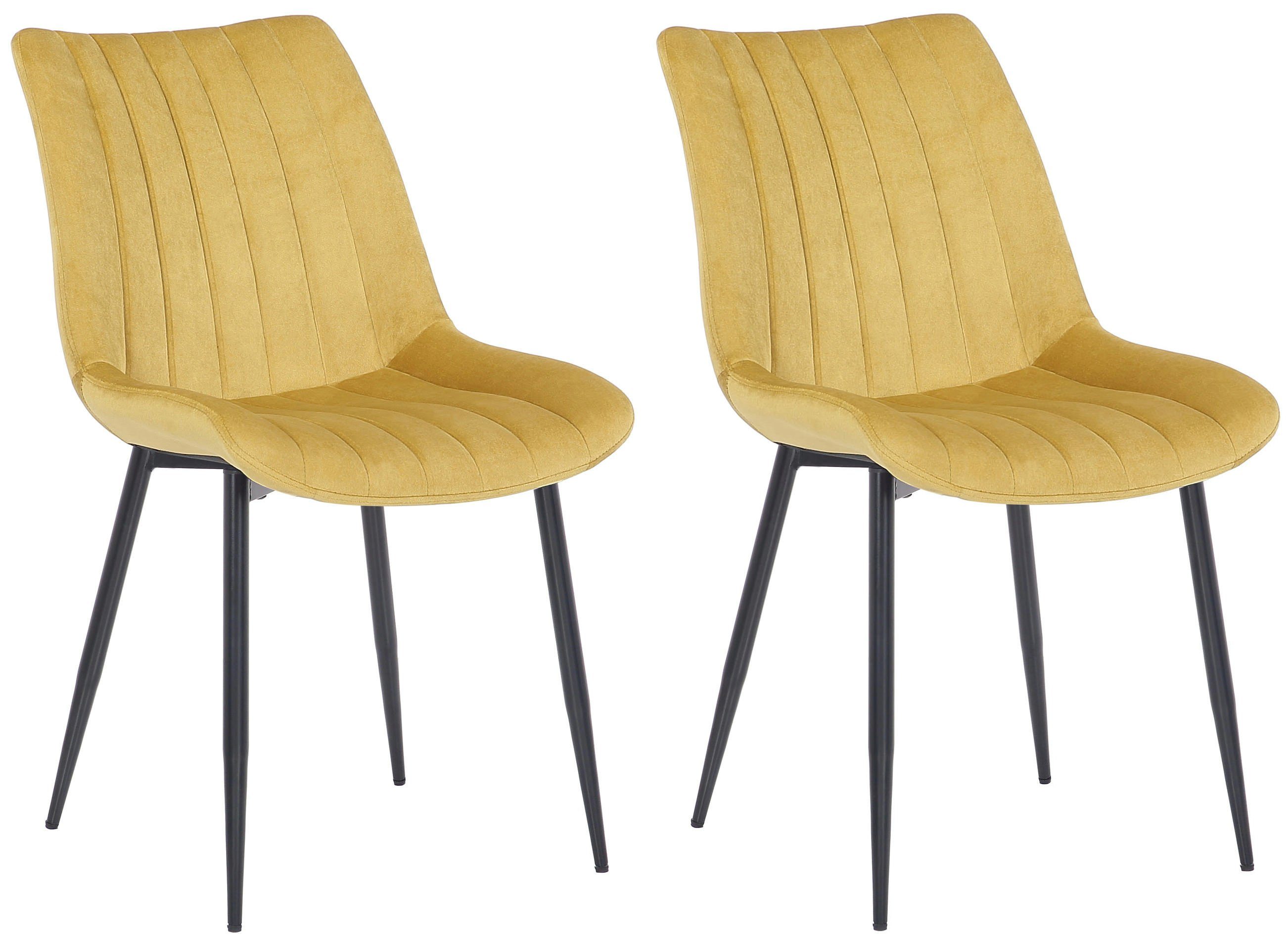 CLP Esszimmerstuhl Rahden Samt (2er Set), günstig online kaufen