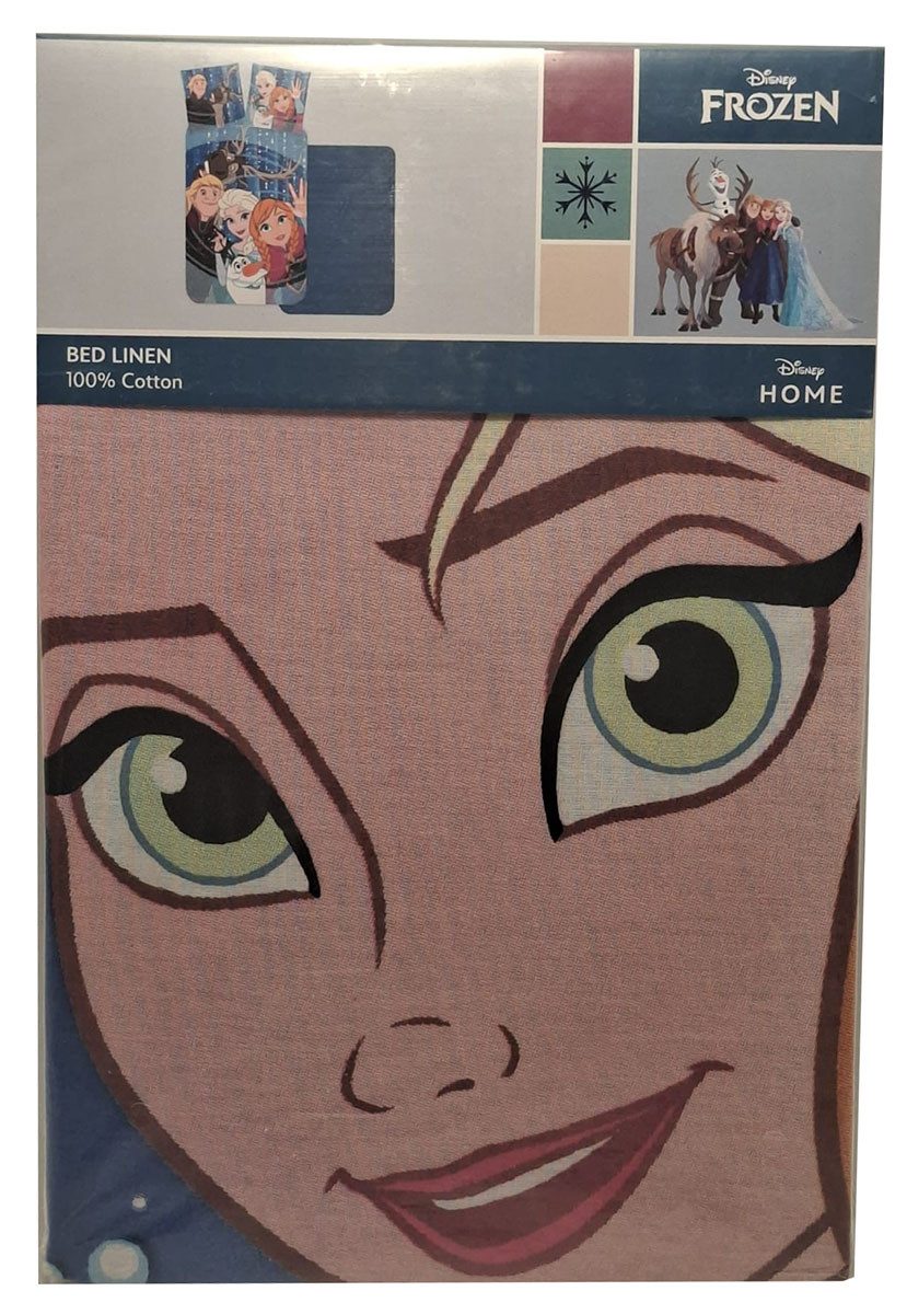 Disney Kinderbettwäsche Disney Frozen, Babybettwäsche, Kinderbettwäsche, Anna, Elsa, Kristoff, Baumwolle
