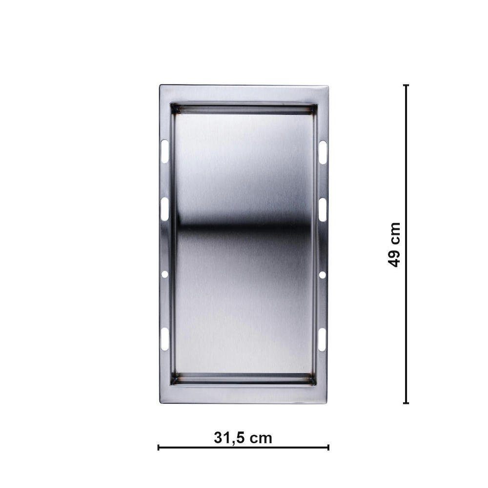 PROREGAL® Grillpfanne Einsatzpfanne für Weber Genesis 300 Serie