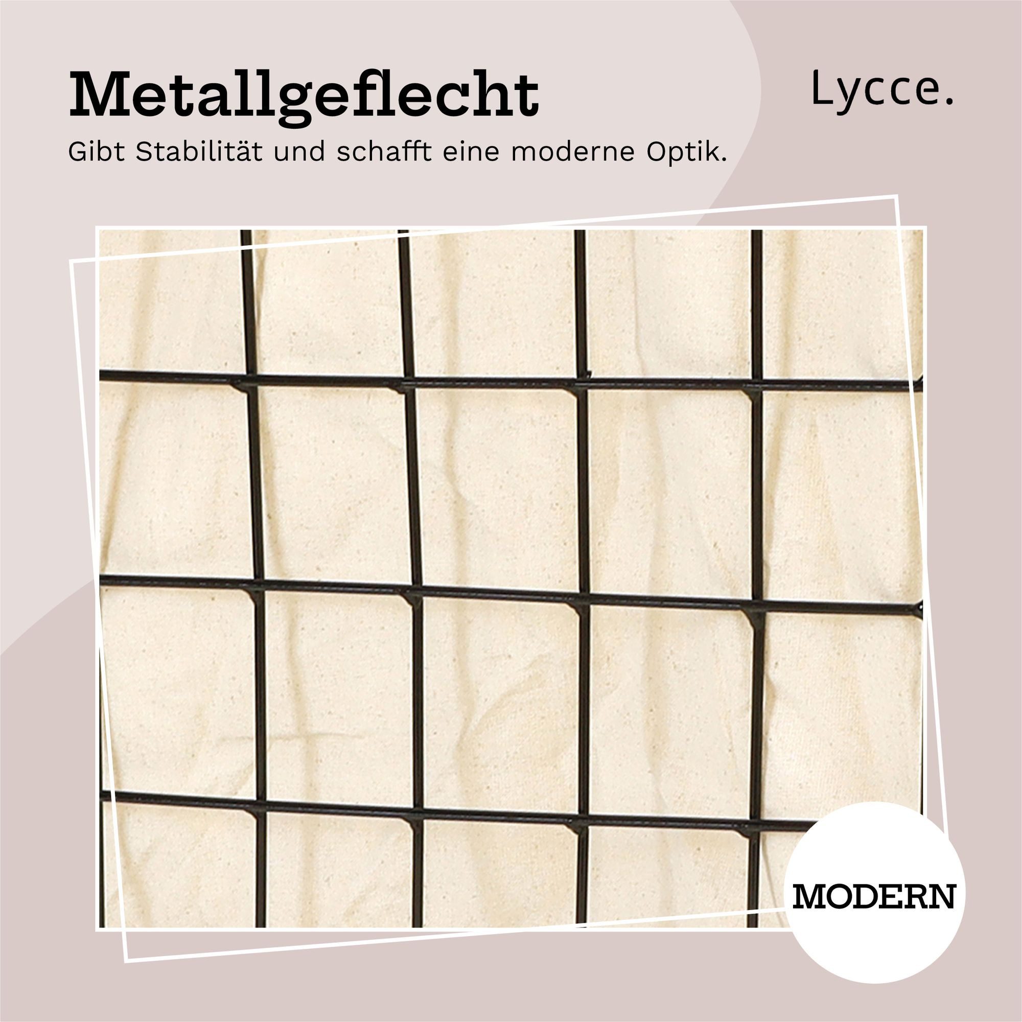 Lycce Regalkorb Lycce Kallax Einsatz Industry Aufbewahrungskorb Metall schwarz – Bild 4 von 5