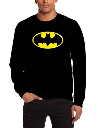 Batman Sweatshirt »BATMAN Sweatshirt LOGO schwarz S M L XL XXL Pullover Erwachsene + Jugendliche«