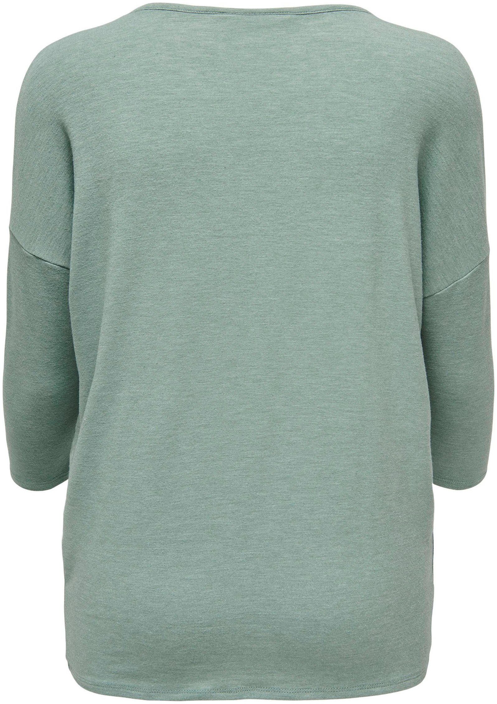 lässiger ONLY 3/4 JRS TOP 3/4-Arm-Shirt ONLGLAMOUR Oversize-Form Chinois NOOS Green in