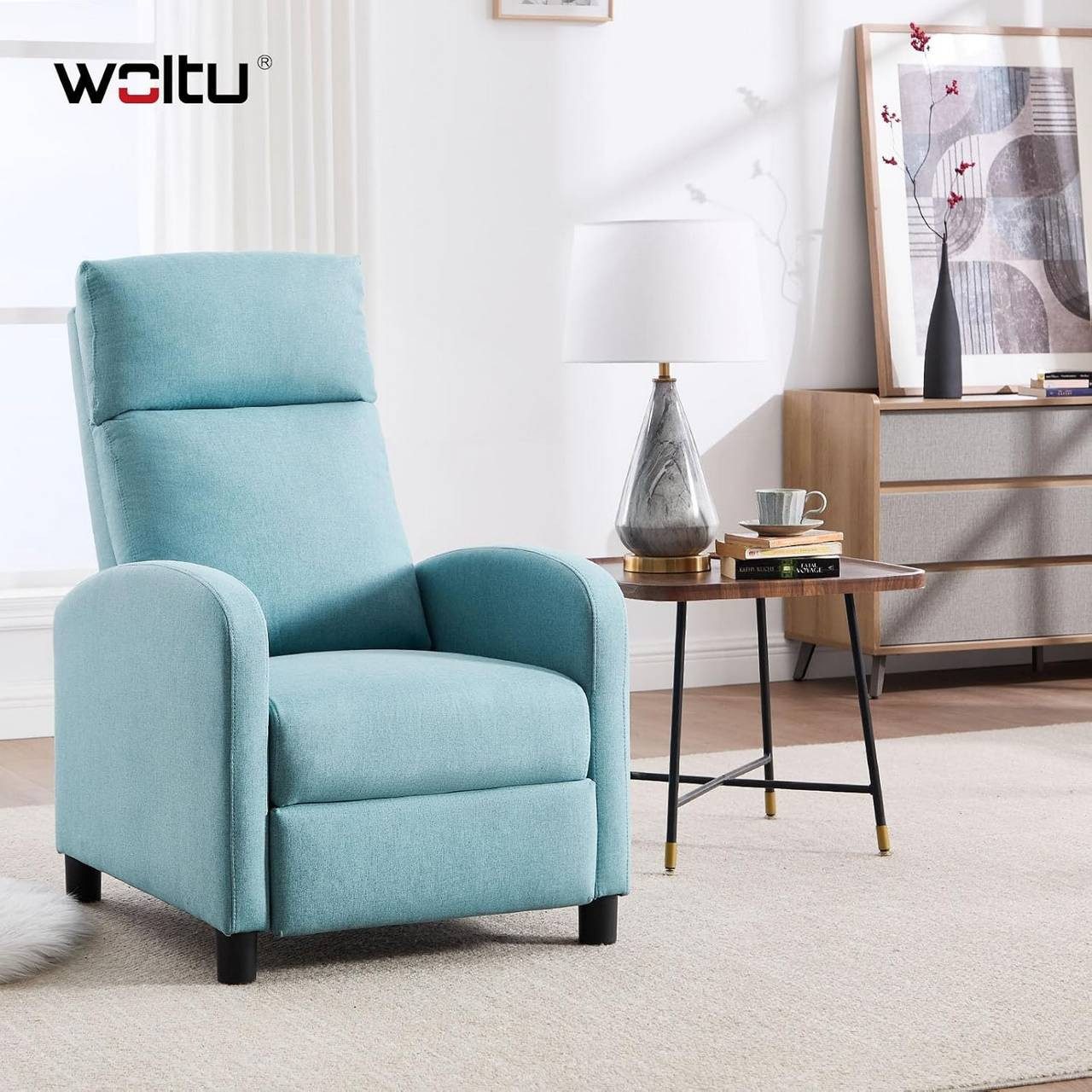 Woltu Relaxsessel (1-St), Lesesessel, Loungesessel mit Liegefunktion