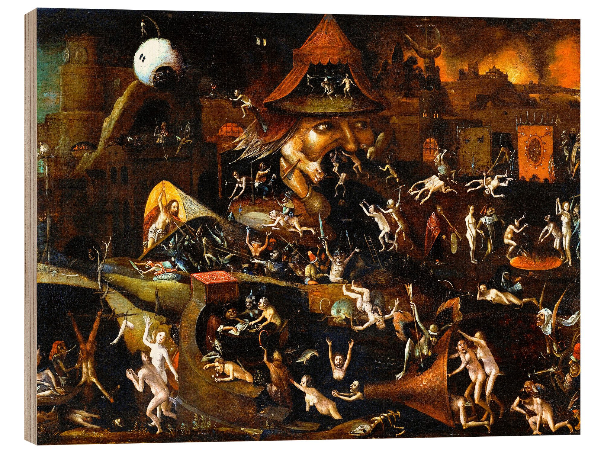 Holzbild Hieronymus Bosch
