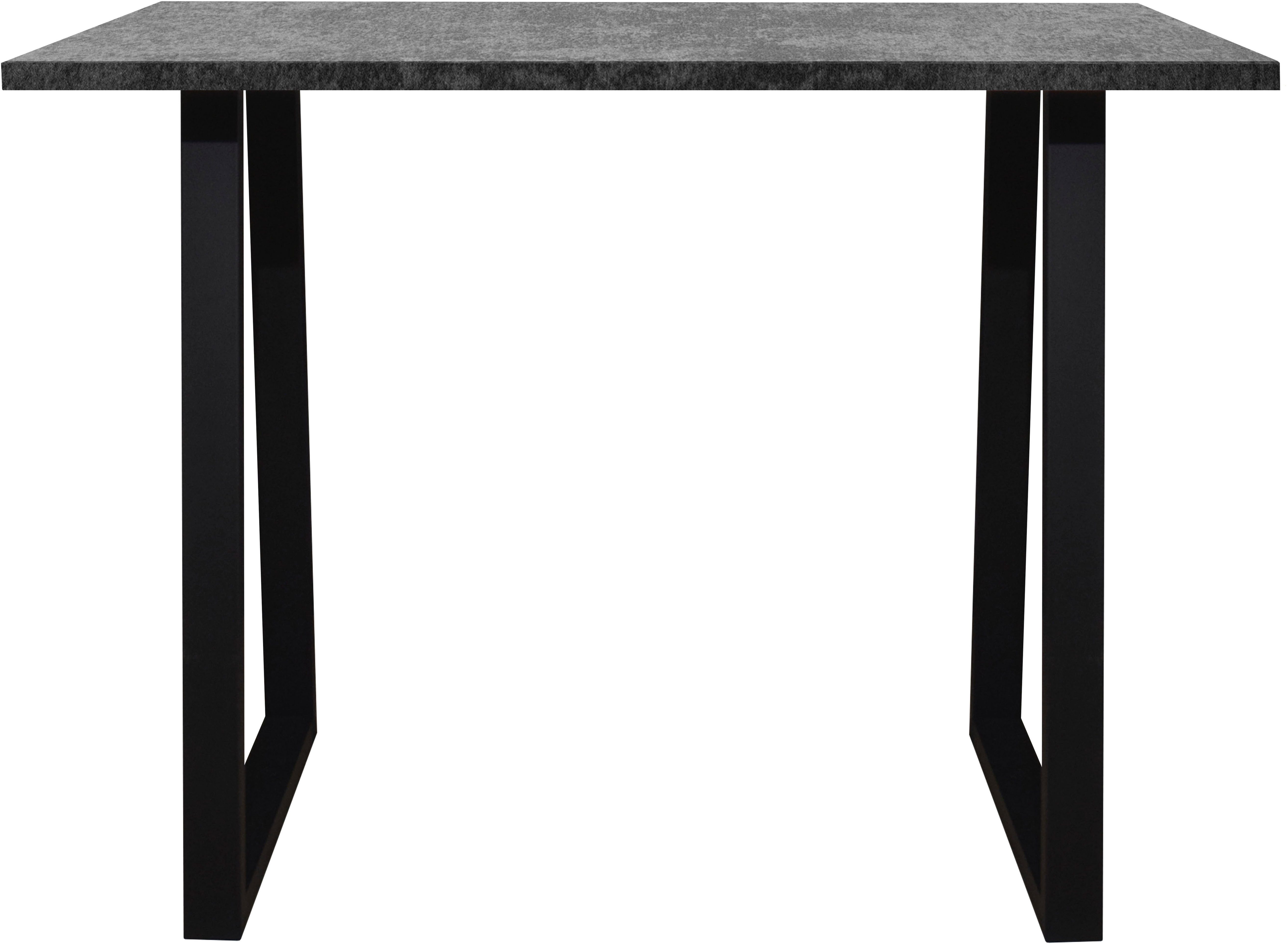 Mäusbacher Tresentisch Bartresentisch Metall, Bartresentisch Metallgestell, Höhe 109 cm