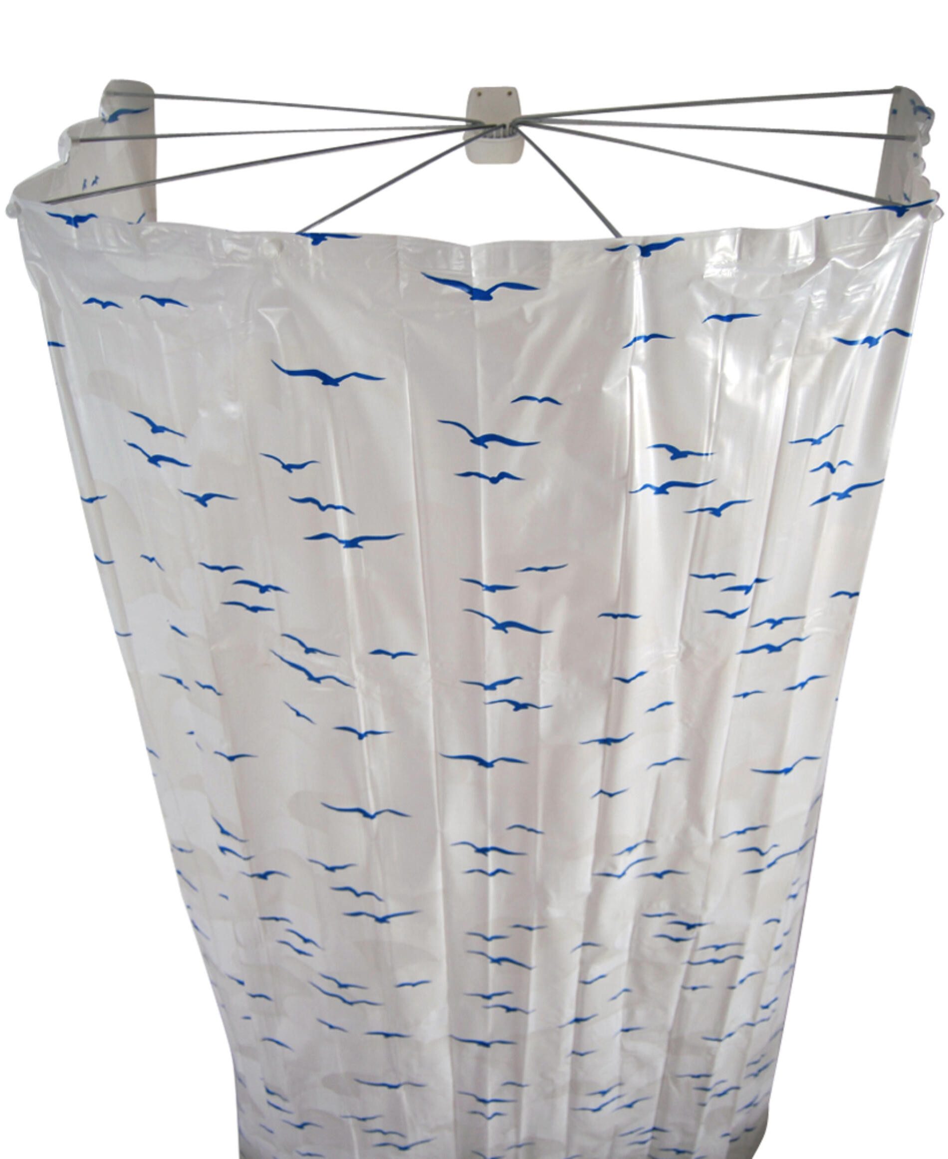 Ridder Duschvorhang Sylt blau Breite 210 cm