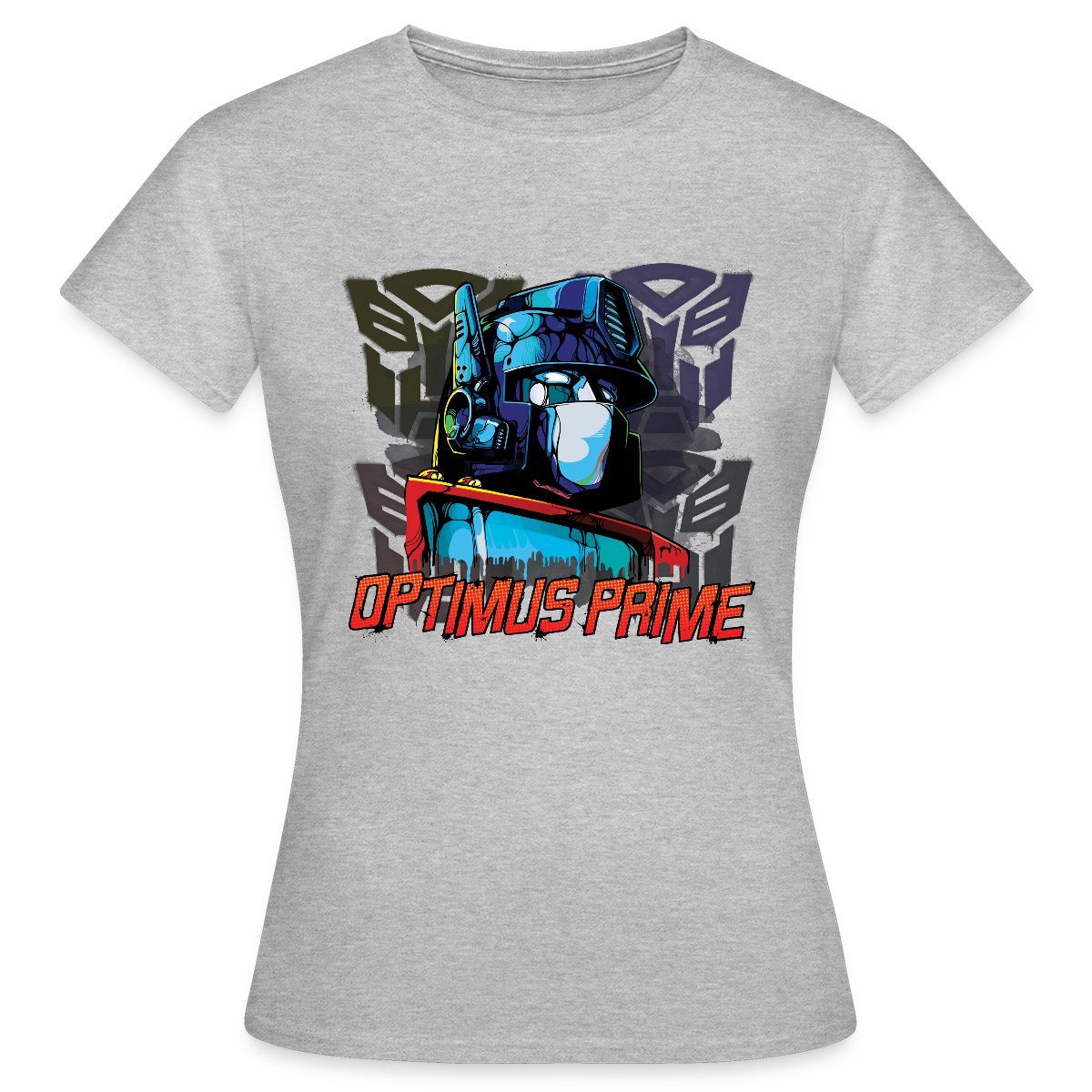 Spreadshirt T-Shirt Transformers G1 Optimus Autobots Portrait Frauen T-Shirt (1-tlg)