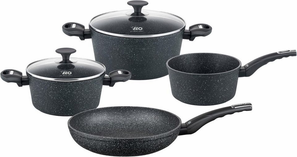 Elo Topf-Set Granit Evolution, Aluminium (Set, 6-tlg), Induktion