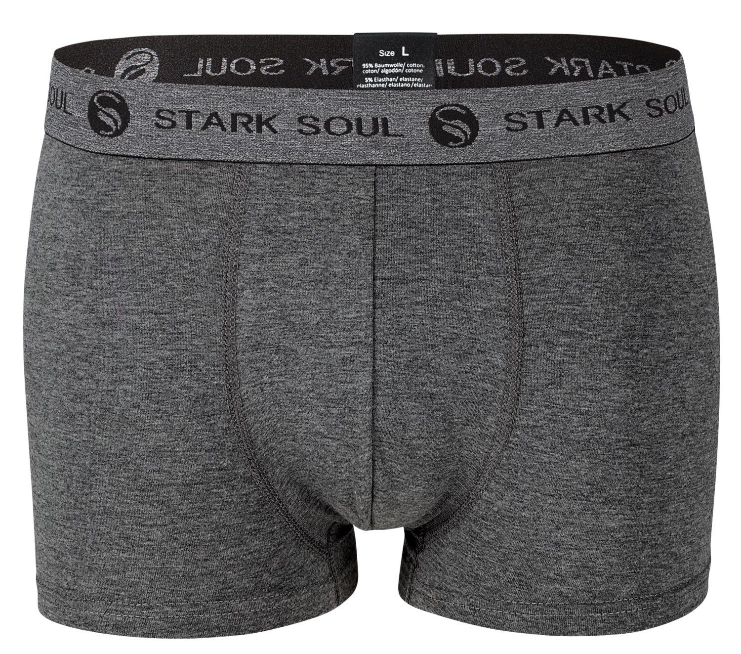 Stark Soul® Boxershorts Hipster 6er-Pack Baumwoll-Unterhosen Pack, Herren im 6er Gemischt-V2 Boxershorts