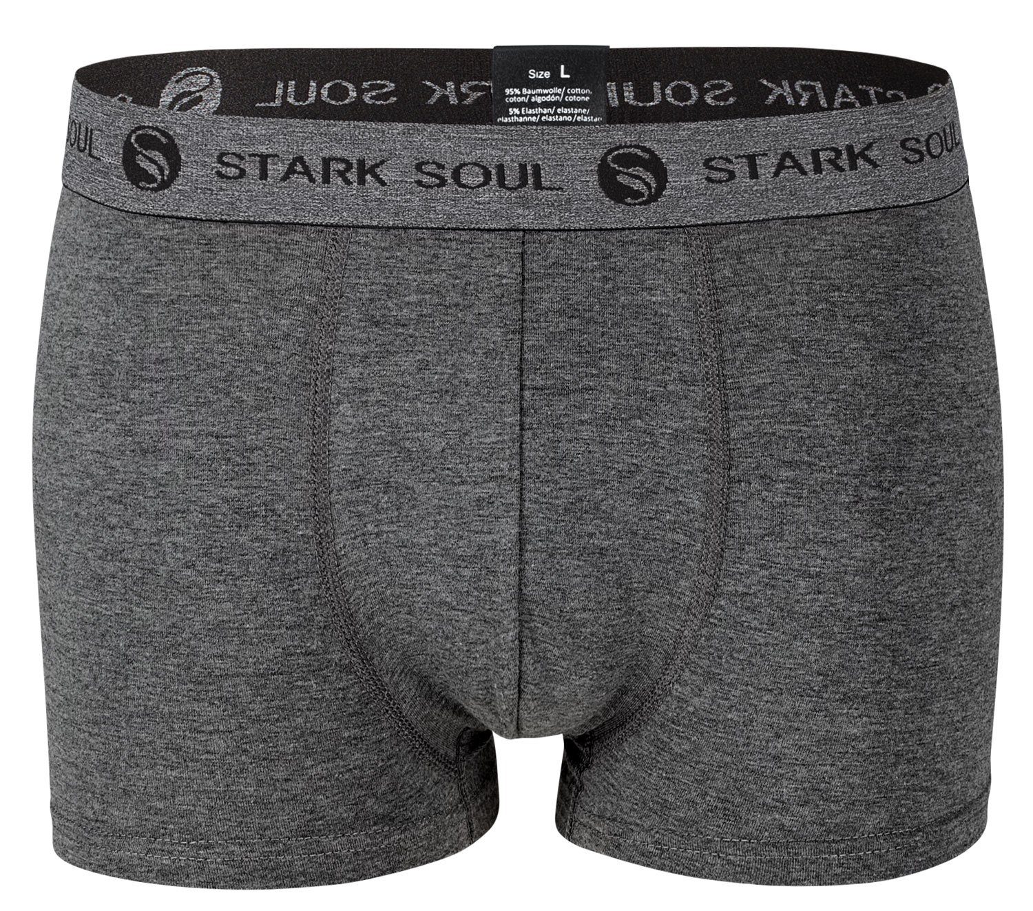 Stark Soul® Boxershorts Herren Boxershorts, Hipster im 6er Pack, Baumwoll-Unterhosen 6er-Pack – Bild 4 von 5