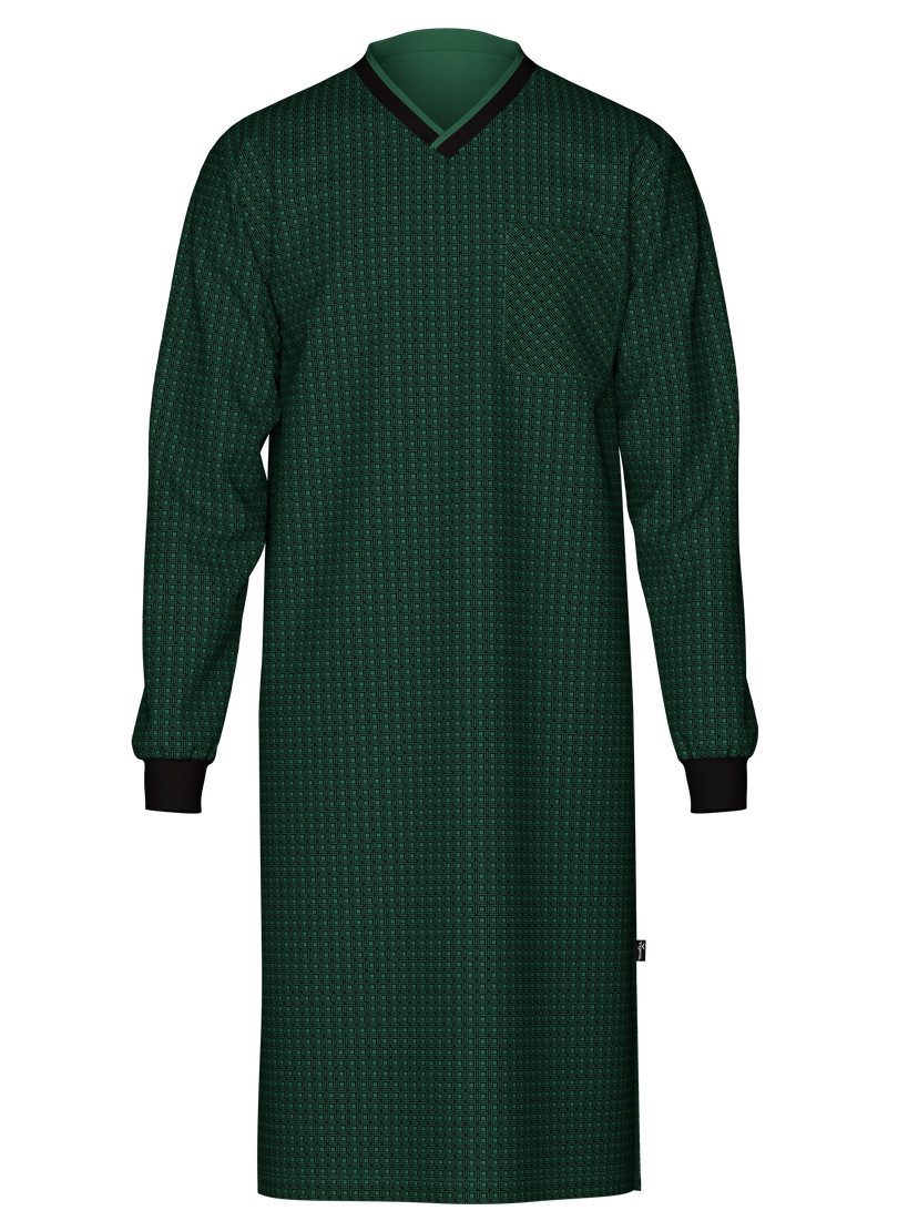 Trigema Pyjama TRIGEMA Nachthemd mit Allover-Retro-Print (1 tlg)