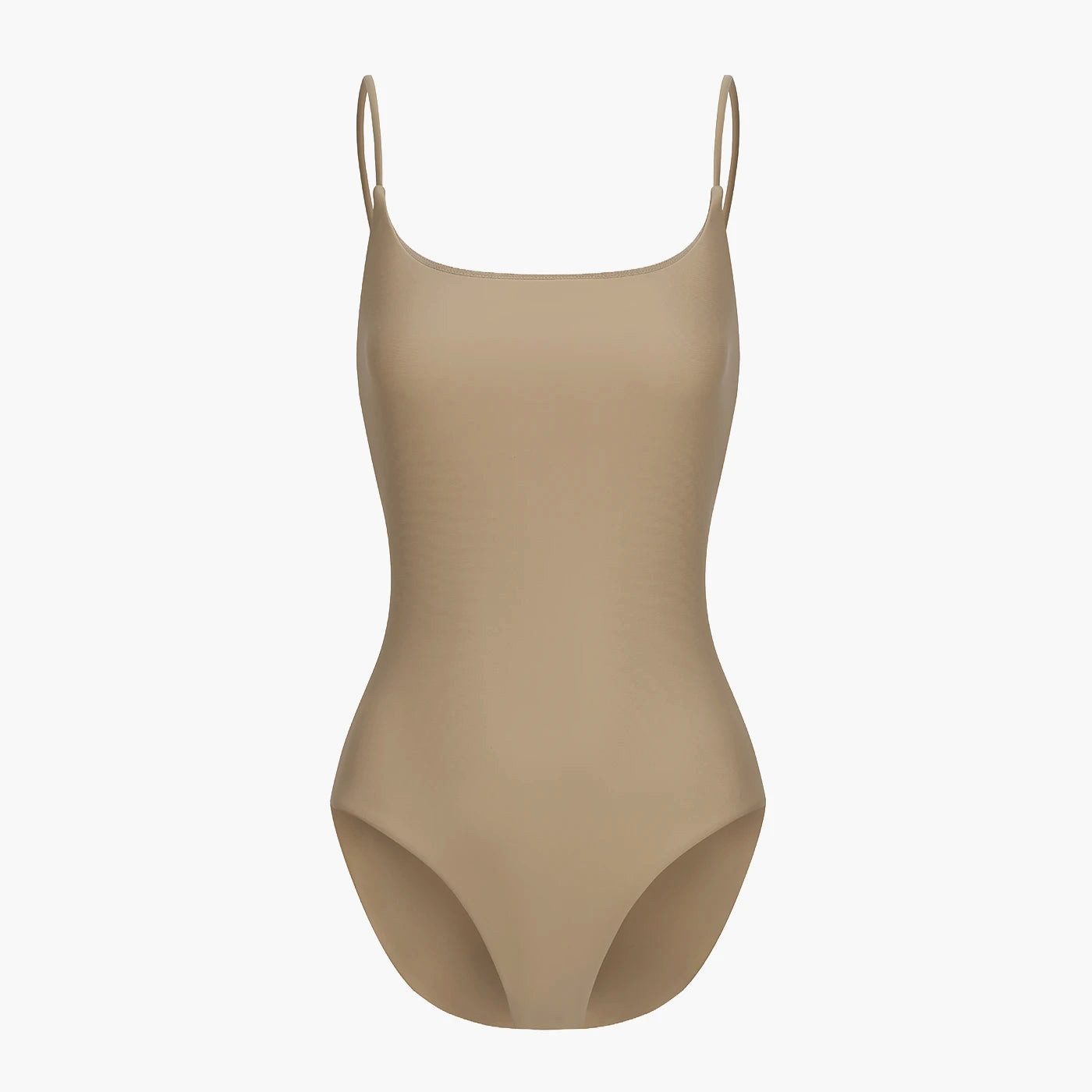 cfab Badeanzug Square Neck Soft Sculpt Swimsuit-Beige-3XL