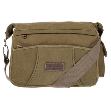 Christian Wippermann Businesstasche Große Herren Damen Umhängetasche Schultertasche Tasche, Canvas Messenger Bag