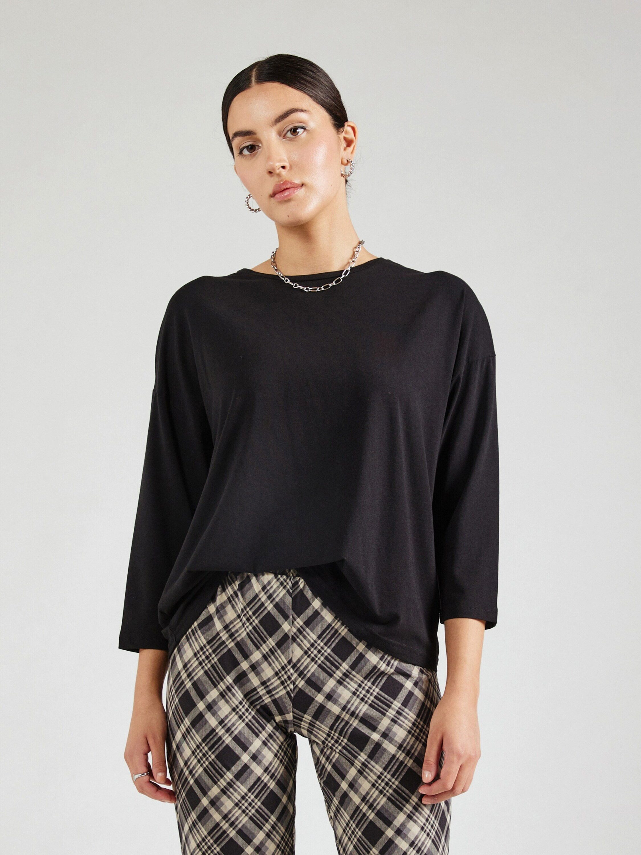 b.young Langarmshirt BYPamila (1-tlg) Plain/ohne Details