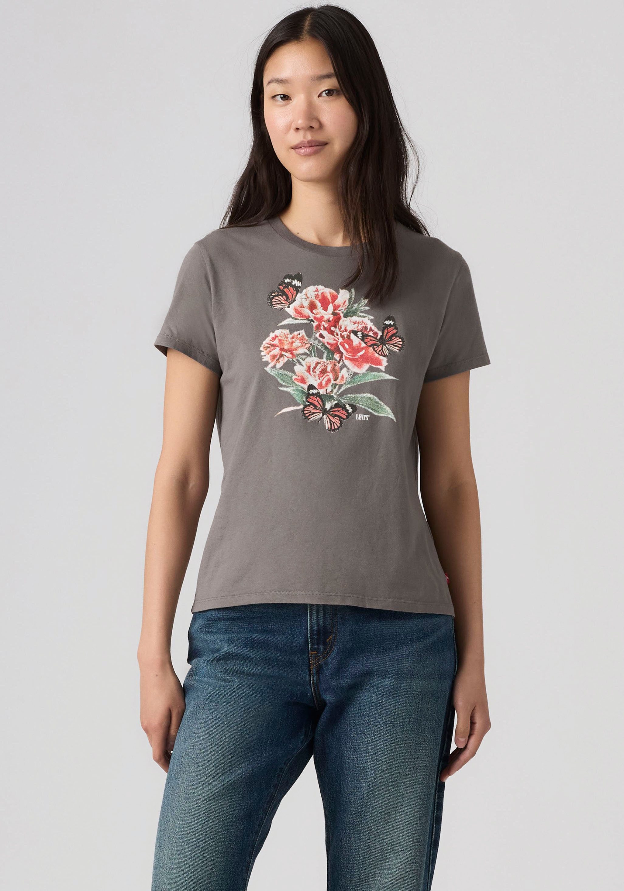 Levi's® T-Shirt THE PERFECT TEE mit Blumen Print