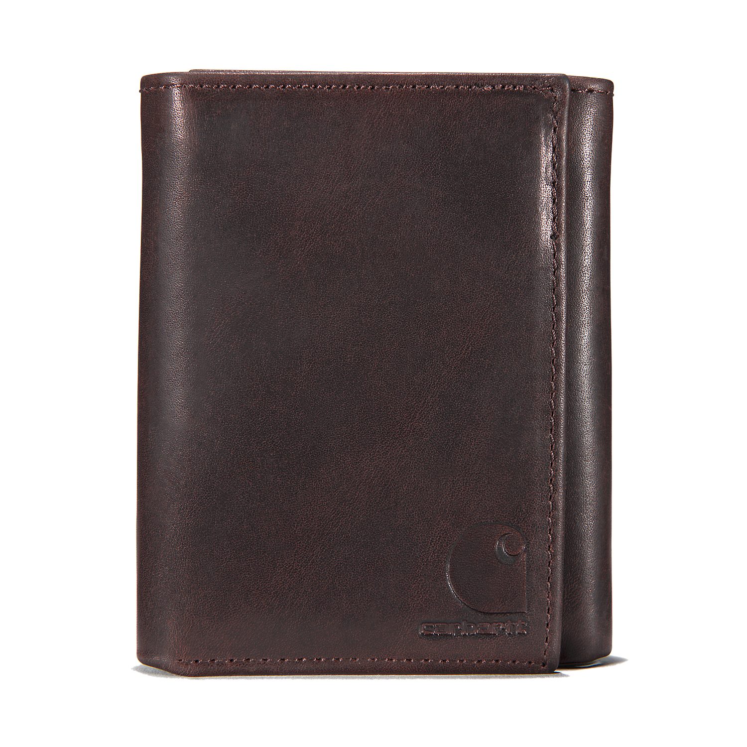 Carhartt Geldbörse Oil Tan Leather Trifold, 100% Leder