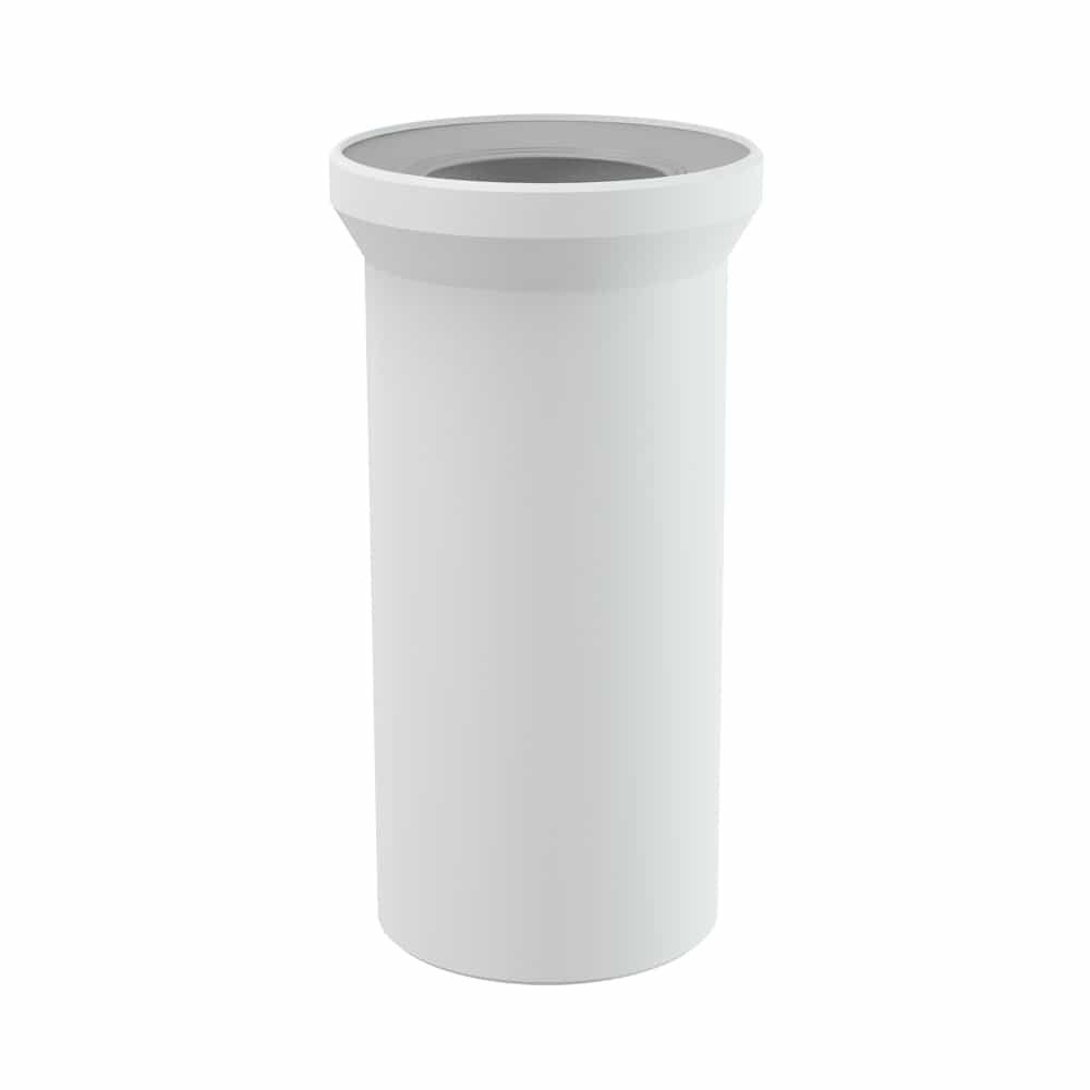 AlcaPlast WC-Anschlussbogen, AlcaPlast A97 WC Flex Anschlußstutzen Universal weiß