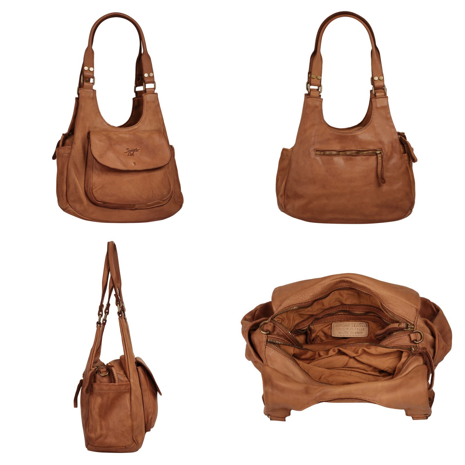 Samantha Look Umhängetasche, echt Leder, Made günstig online kaufen