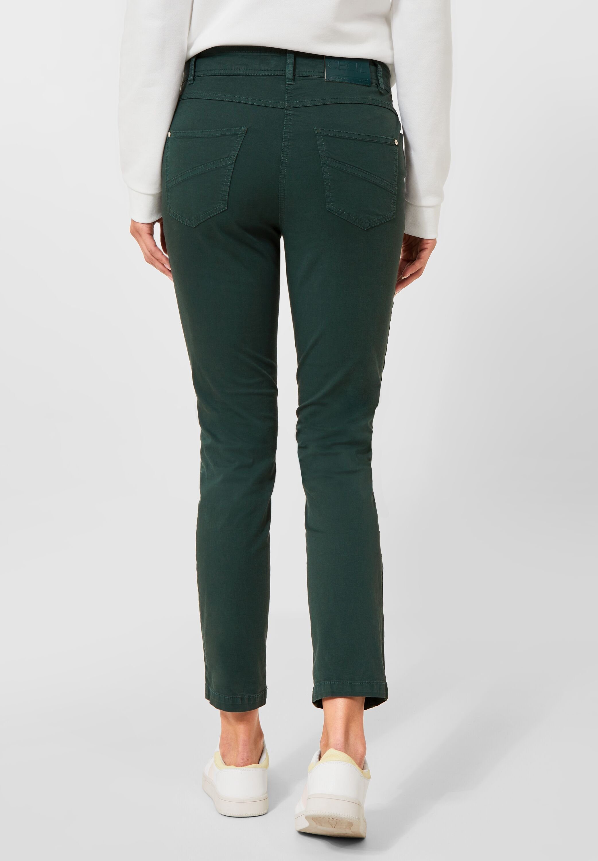 Cecil 7/8-Hose 5-Pocket-Style, High Waist, Slim Legs