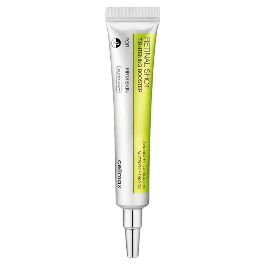 celimax Gesichtsserum Celimax, Retinal Shot Tightening Booster - 15 ml, Retinal-Booster mit 0,1 % Retinal und Peptiden für straffere Haut