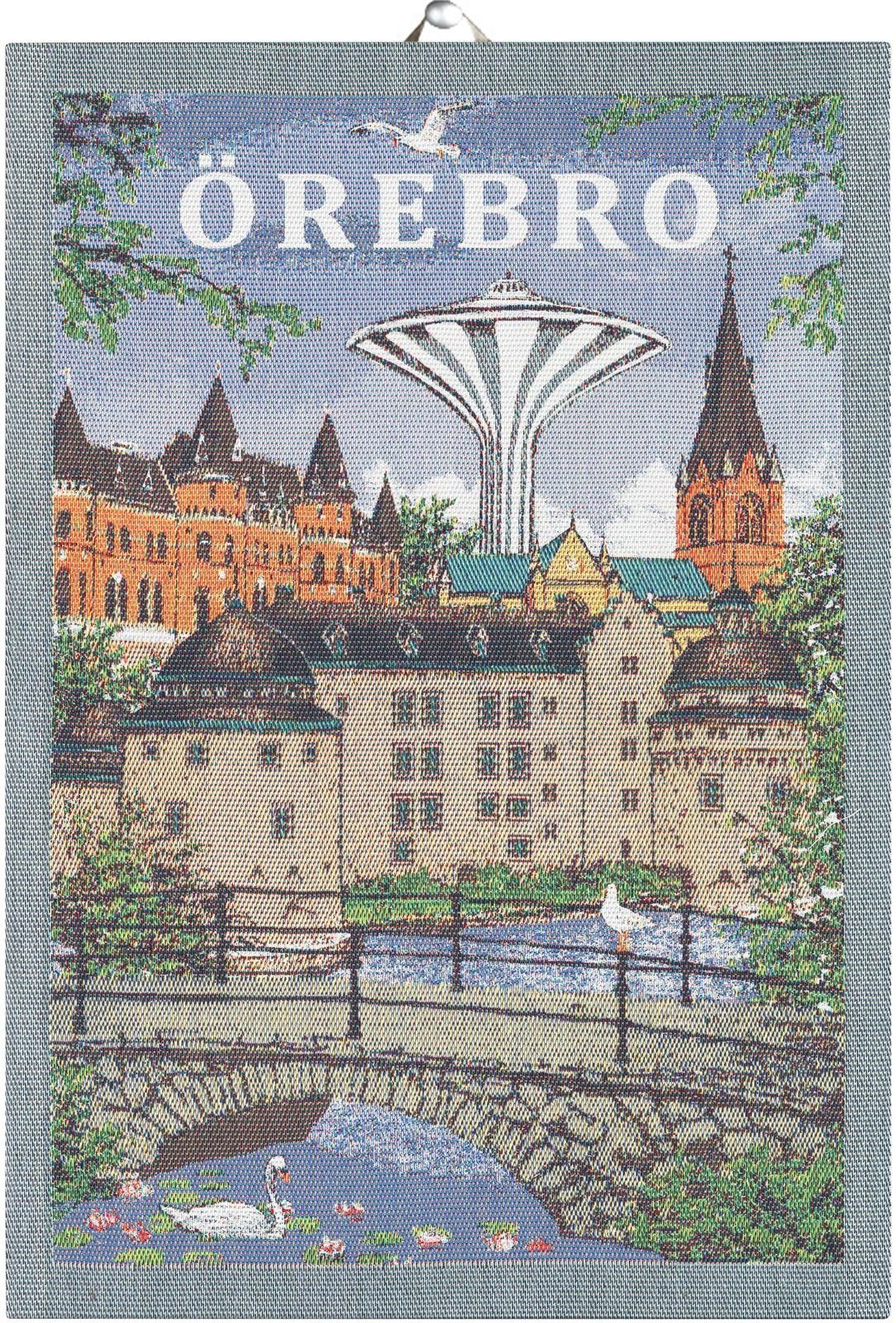 Ekelund Geschirrtuch Küchenhandtuch Örebro 35x50 cm, (1-tlg., 1 x Geschirrtuch), Pixel gewebt (6-farbig)