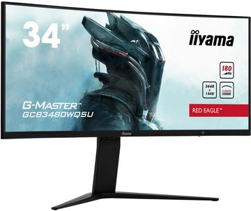 Iiyama GCB3480WQSU-B1 Gaming-Monitor (86,4 cm/34 ", 3440 x 1440 px, UWQHD, 180 Hz, VA LED)