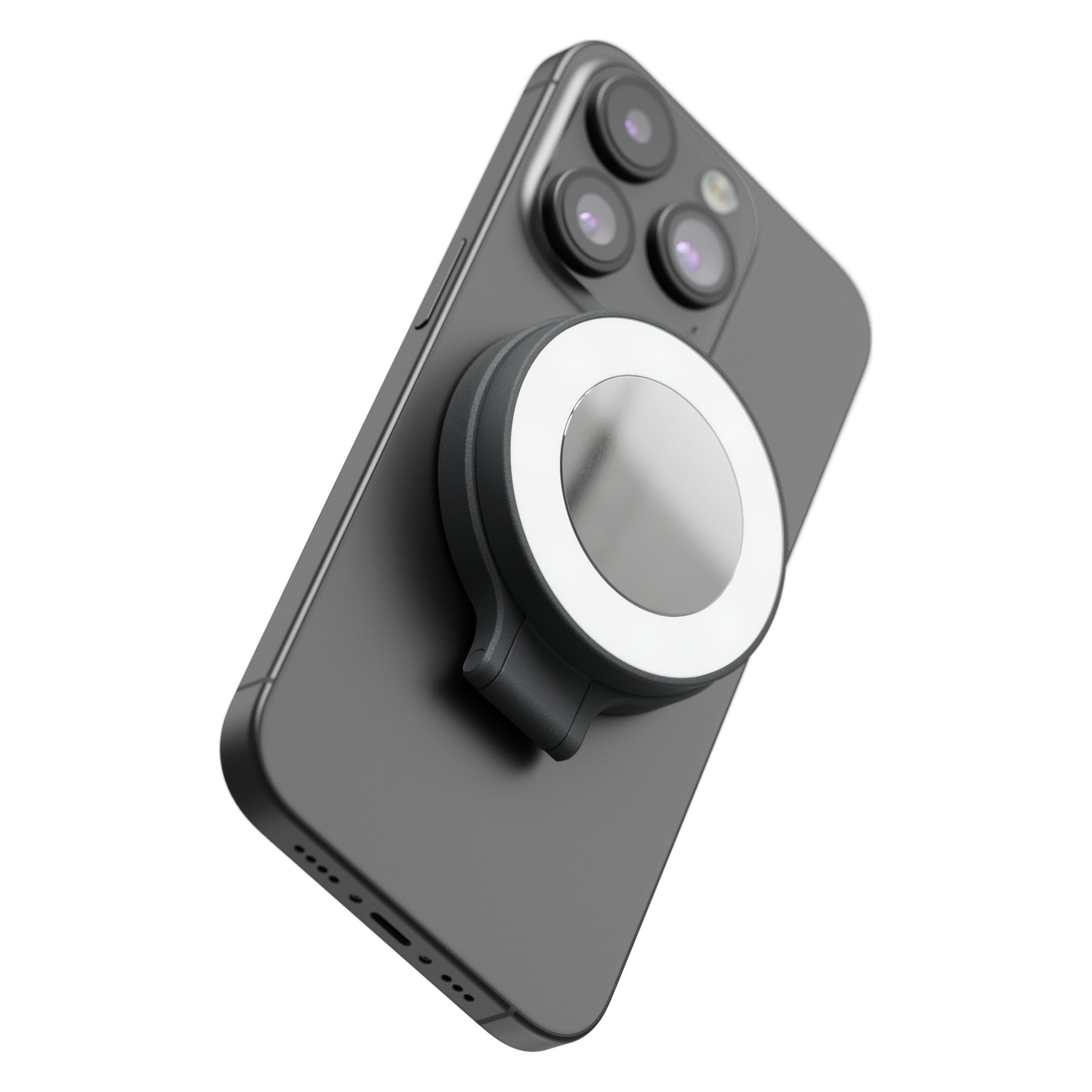 ShiftCam Ringlicht SnapPocket Light - Magnetisches LED-Ringlicht für Smartphones