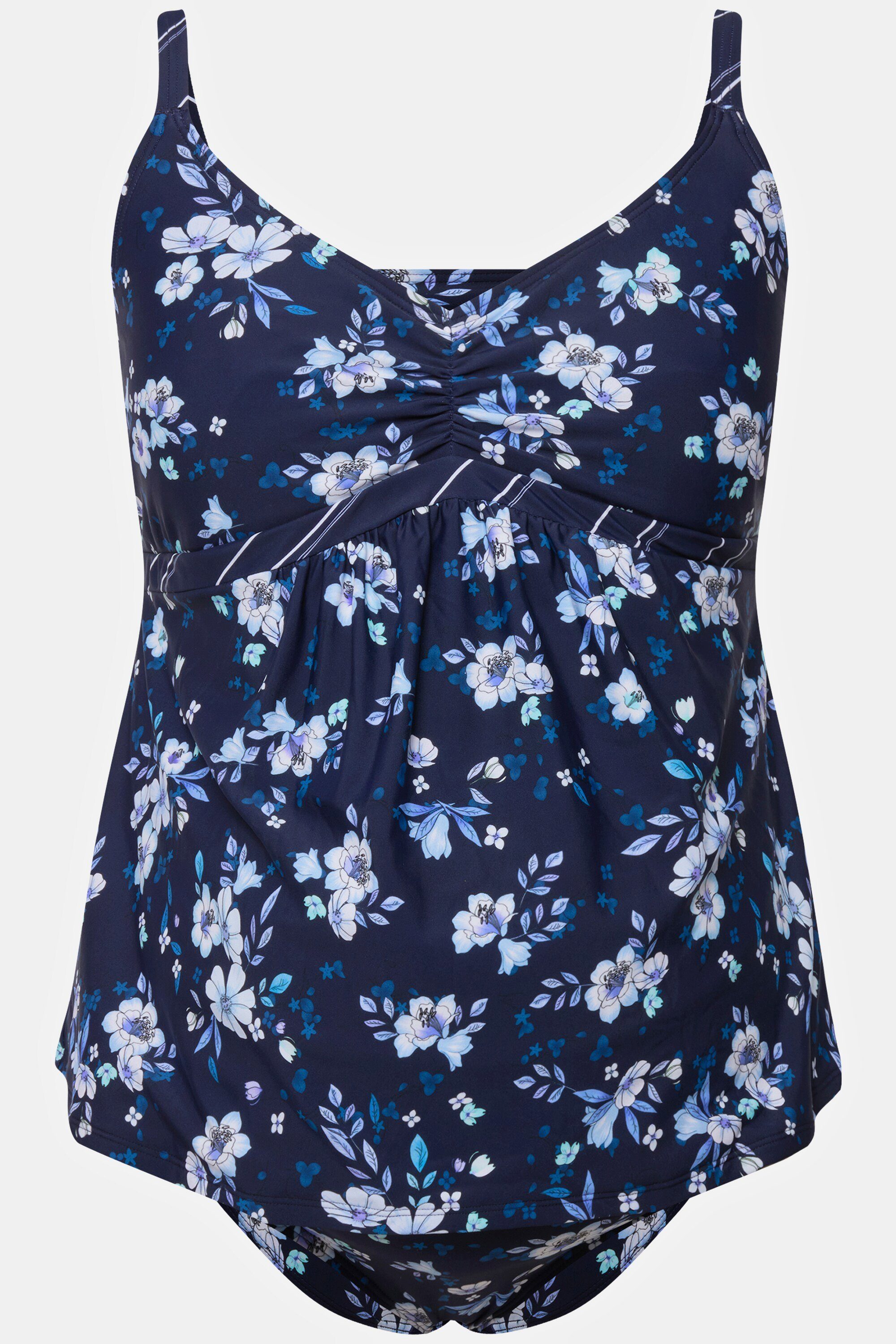 Ulla Popken BügelBH BellievaTankini Umstandsmode Blüten/Ringel
