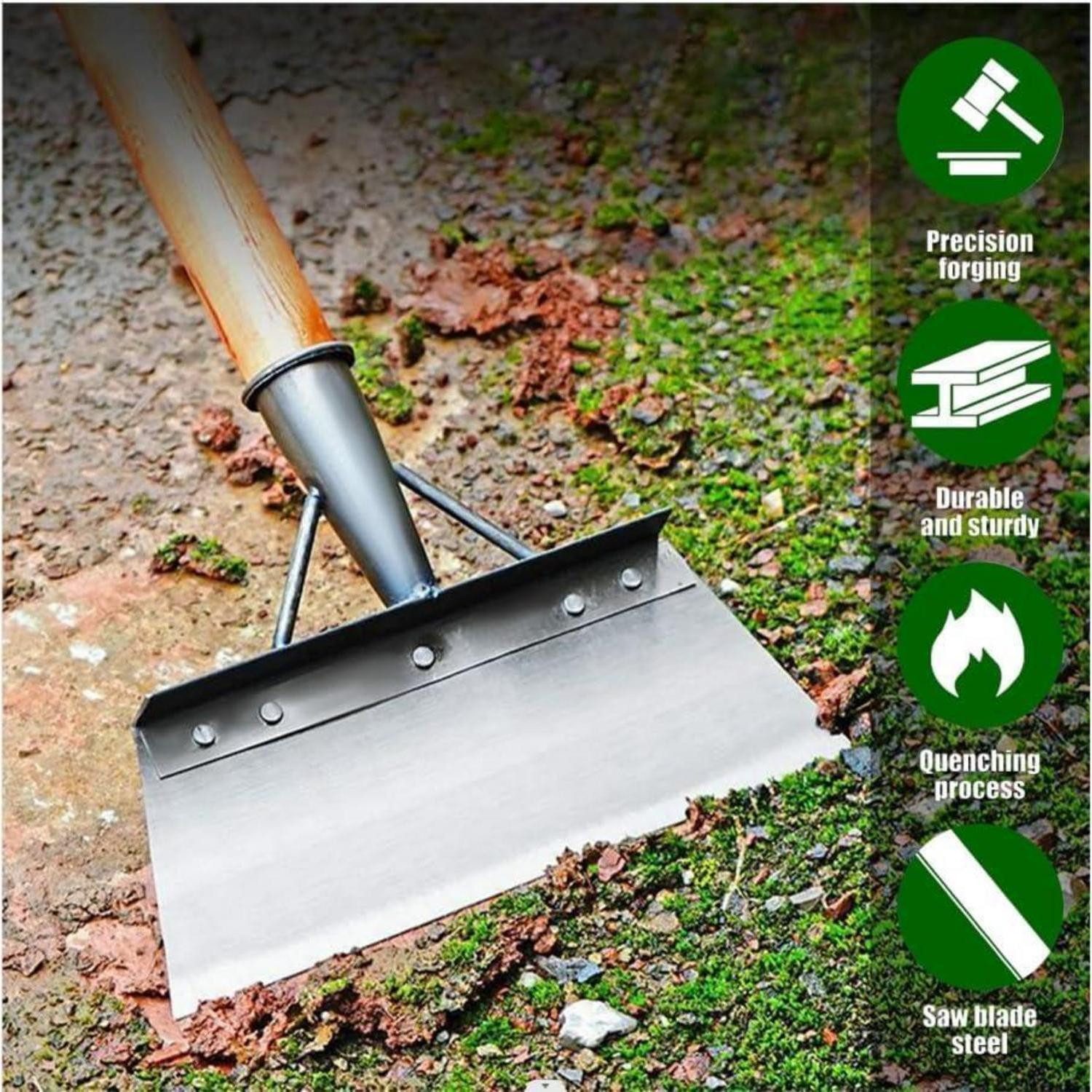LuxusKollektion Schaufel Multifunktionale Gartenschaufel Stahl 28cm: Unkrautwerkzeug für