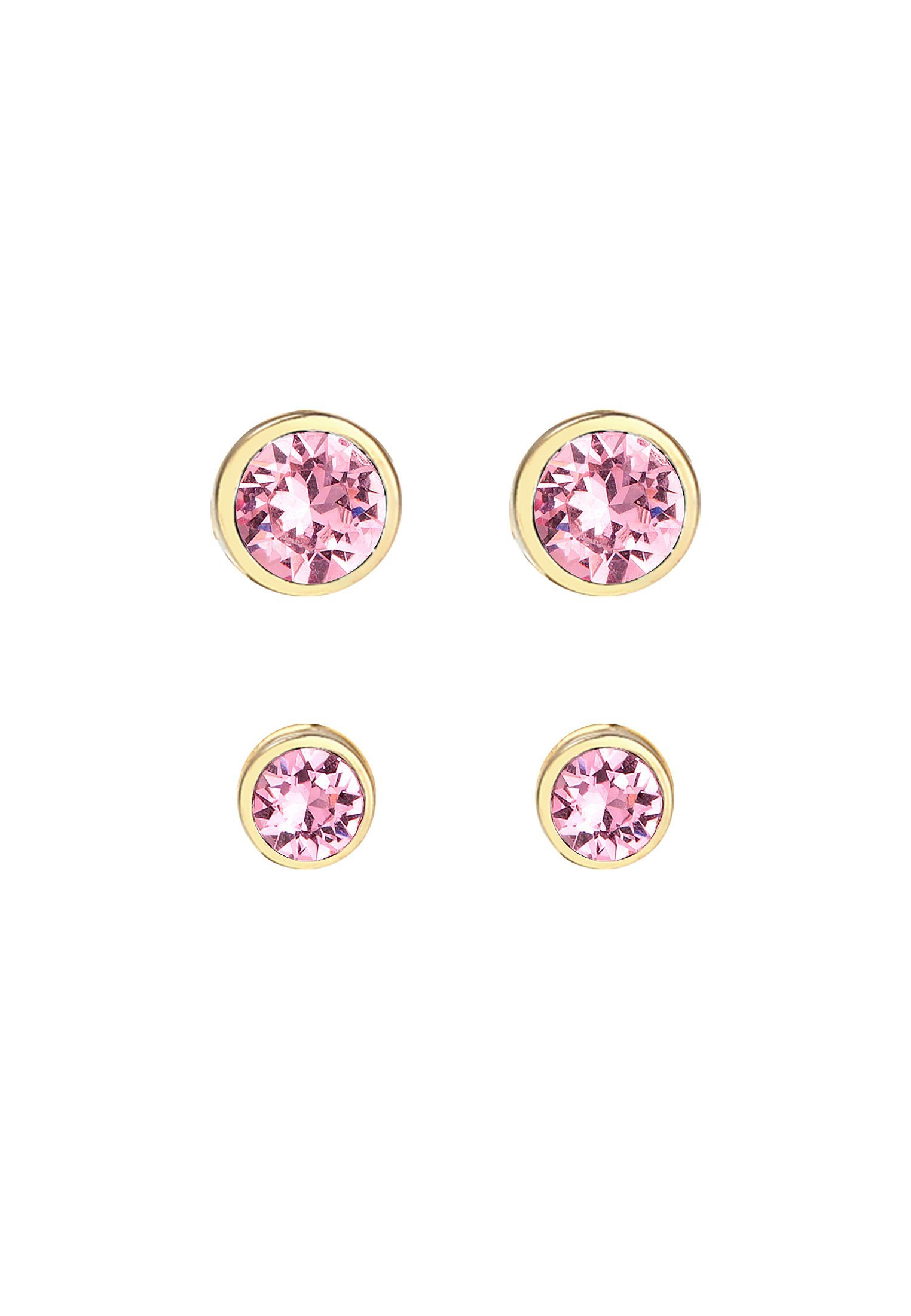 Elli Ohrring-Set Ohrstecker Set Glas Kristallen günstig online kaufen