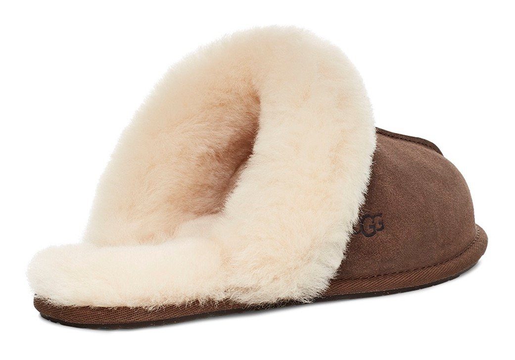 UGG Scuffette II Hausschuh Homeslippers, Hausschuh mit kuscheligem Fellimitat-Kragen