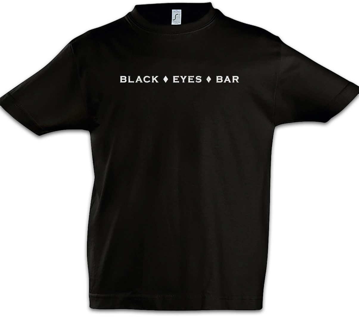 Urban Backwoods Print-Shirt Black Eyes Bar Kinder T-Shirt Undateable Symbol Sign Logo Danny Burton (1-tlg) Justin Kearney Leslie Burton