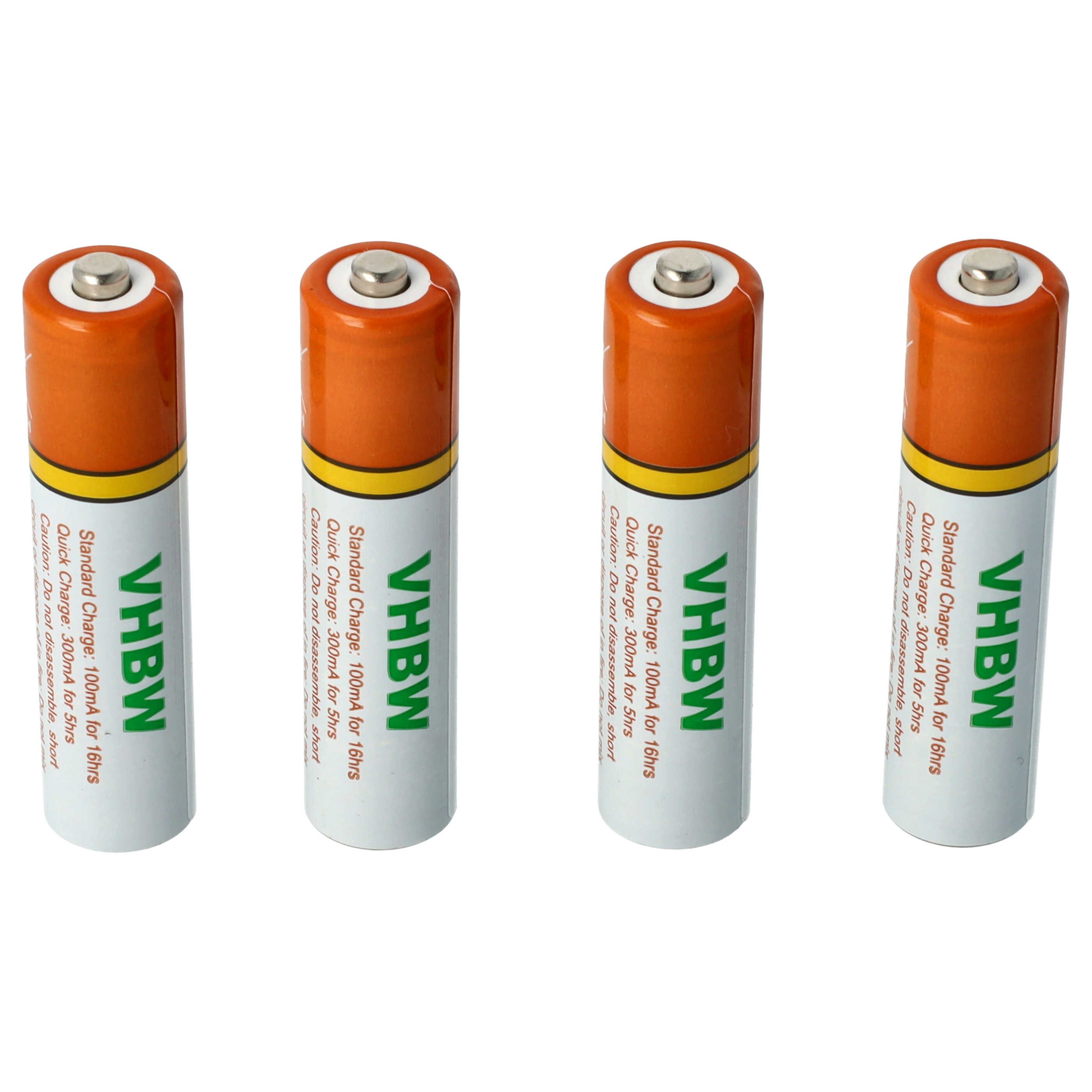vhbw Akku passend für Siemens Gigaset S440, S150, S44, S79H, S445 Akku Akku NiMH 1000 mAh (1,2 V, 4 St), Leistungsfähige Austausch-Akkus für Telefon, Festnetz oder schnurloses
