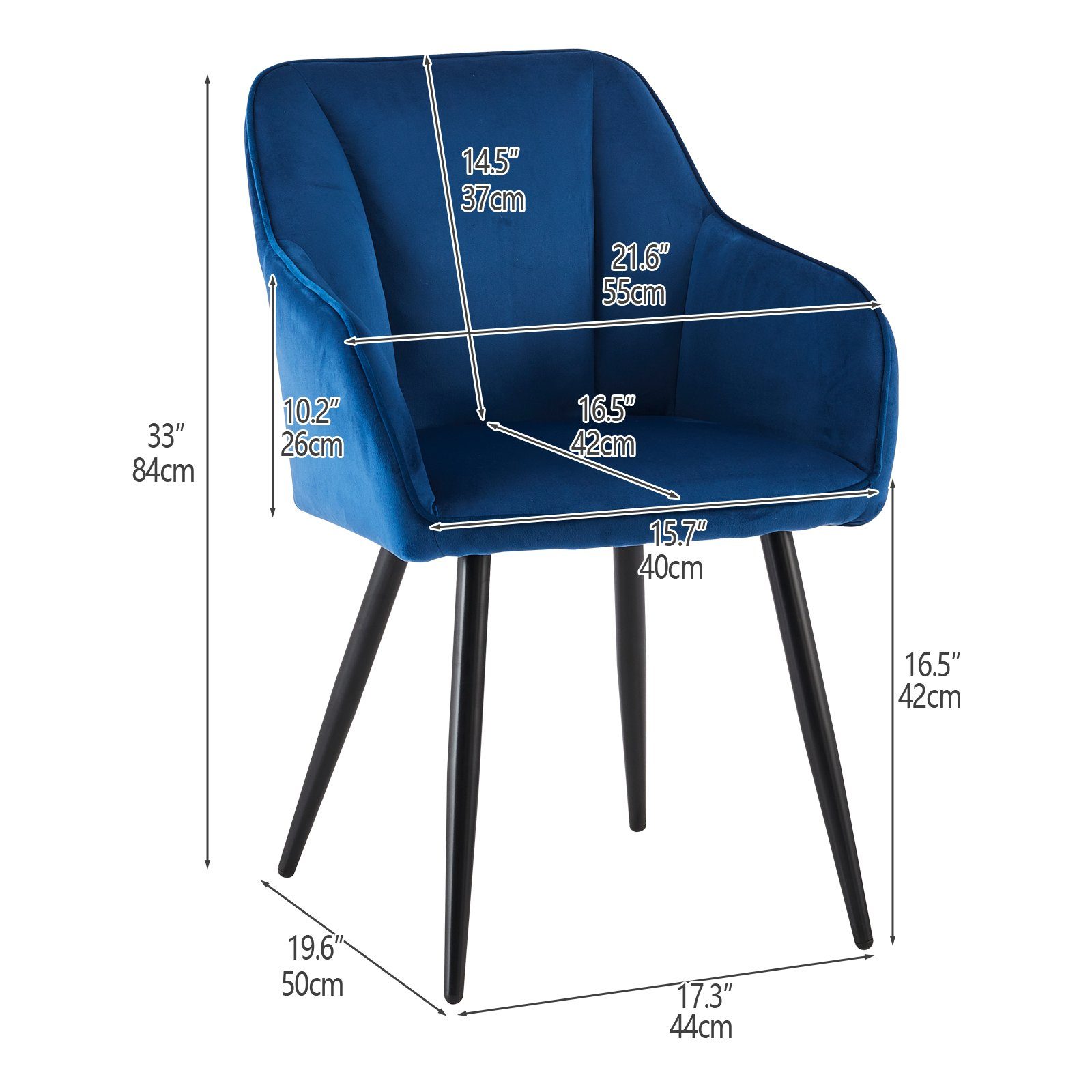 Ofcasa Esszimmerstuhl Samtstuhl (2er Set), Küchenstuhl günstig online kaufen