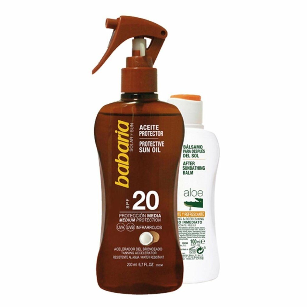 babaria Körperpflegemittel BABARIA COCO ACEITE SPF20 200ML + ALOE VERA AFTER SUN 100ML