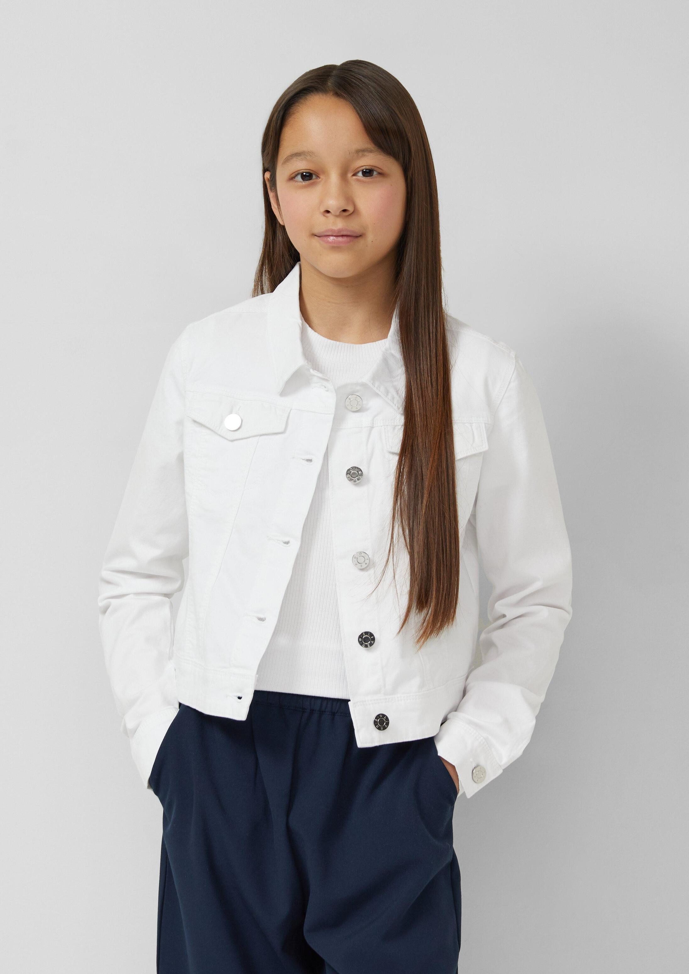 s.Oliver Funktionsjacke Indoor-Jacke Jacke aus elastischem Twill