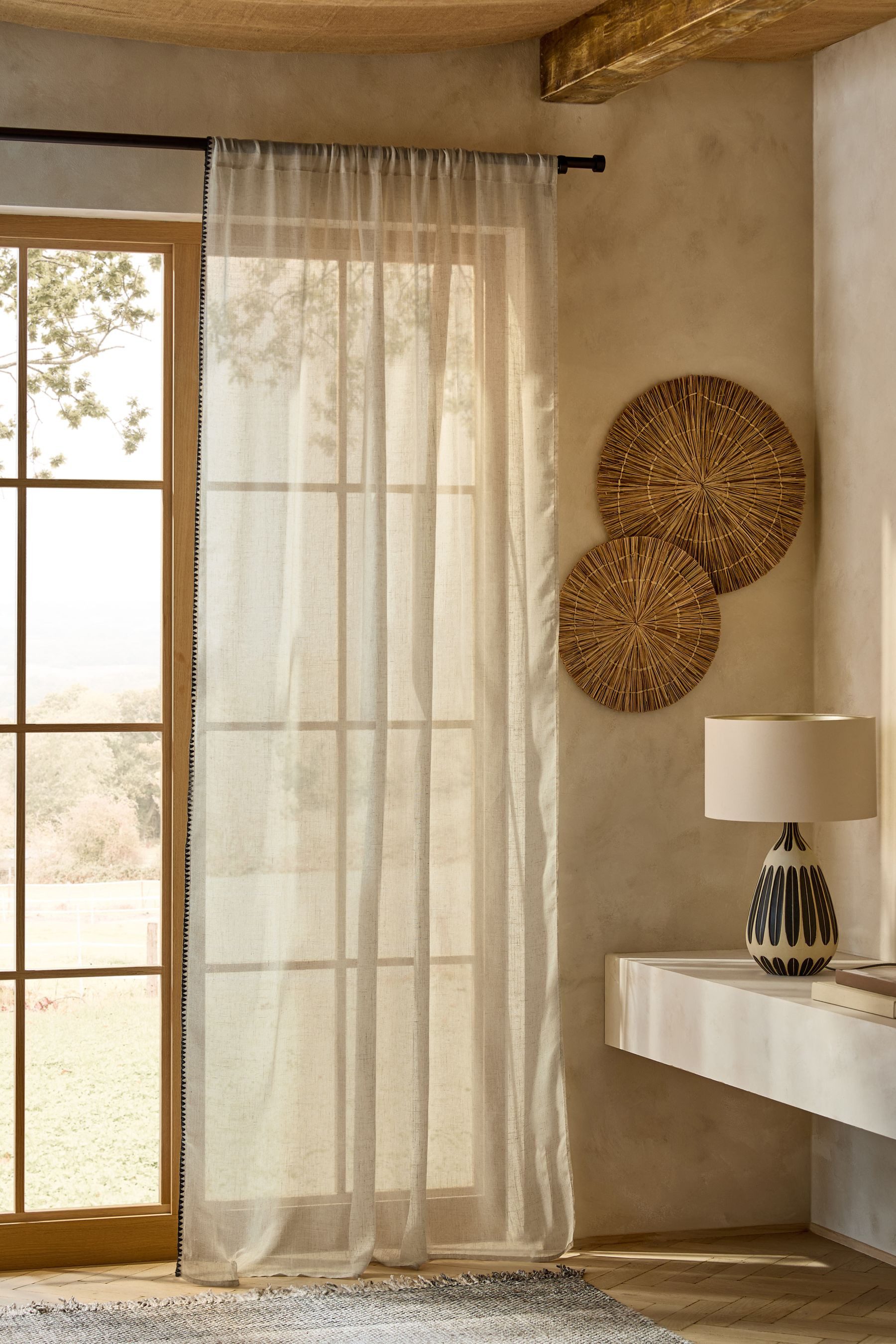 Next Gardine Ungefütterte, transparente Vorhänge (1 St)