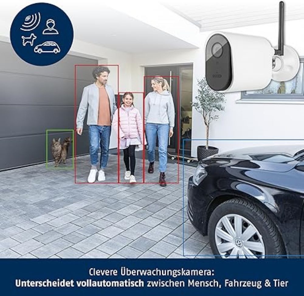 ABUS Überwachungskamera ABUS SmartLook PPIC54520 – Überwachungskamera mit Bewegungserkennung