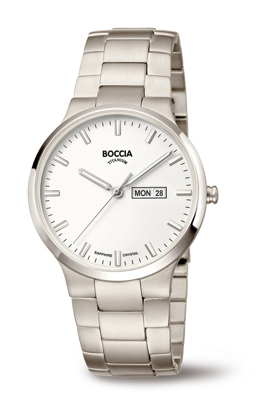 Boccia Quarzuhr Boccia Herrenarmbanduhr 3649-01 Titan Classic, (1-tlg)