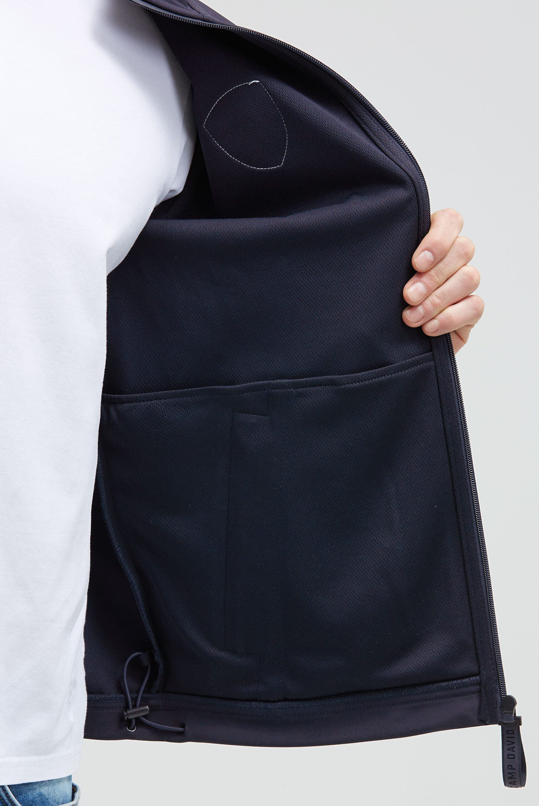 CAMP DAVID Softshelljacke mit verstellbarem Gummizug im Saum