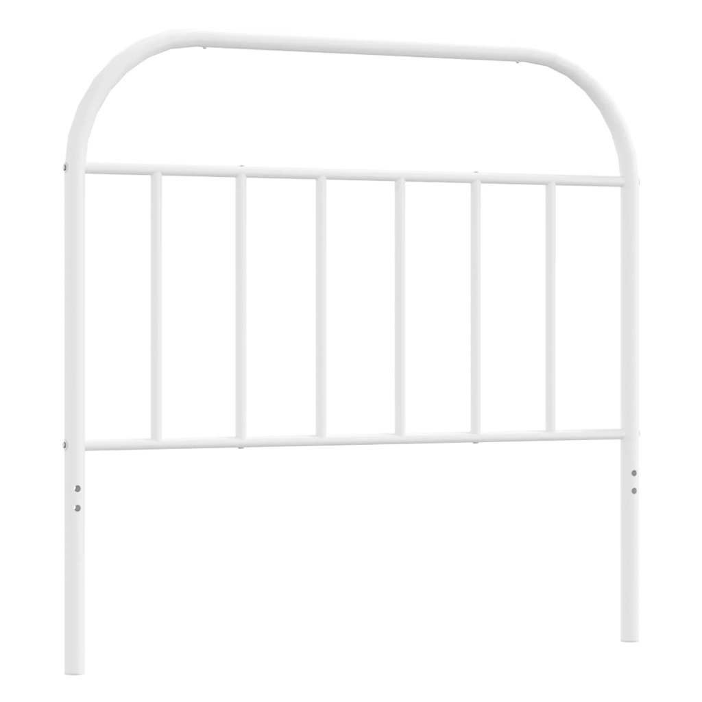vidaXL Bett Ersatz-Kopfteil Metall Weiß 100 cm (1-tlg)