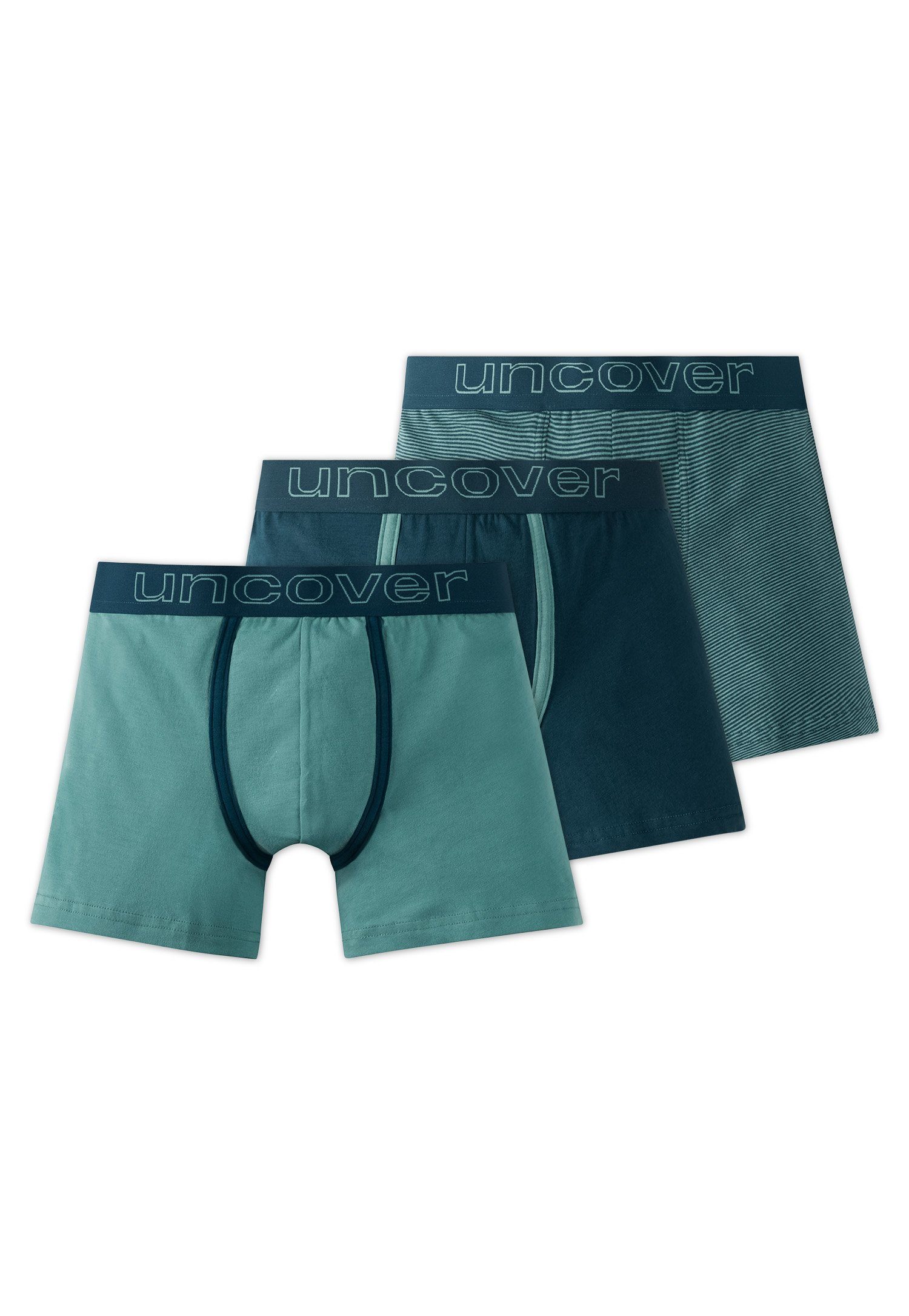 Schiesser Boxershorts Jungen Set (Set, 3-St., Pants 3er Shorts/Shorts/Pants, Hip-Shorts Unterhosen, Set)