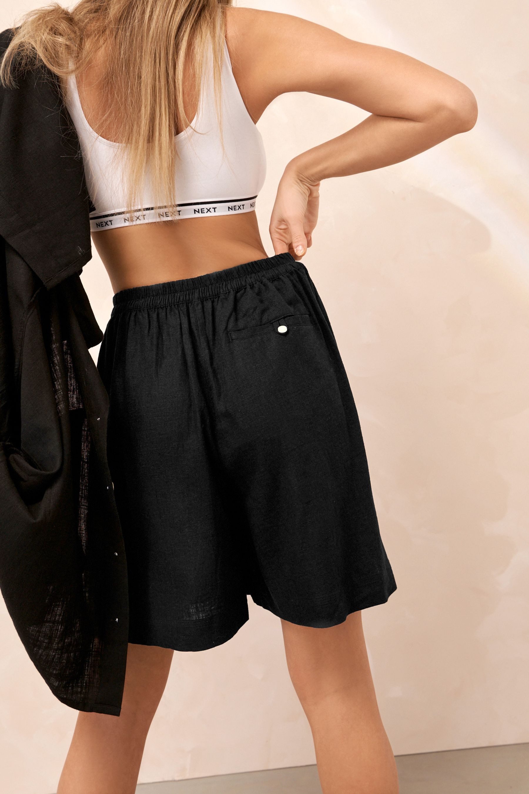 Next Relaxshorts Shorts aus Leinengemisch (1-tlg) günstig online kaufen