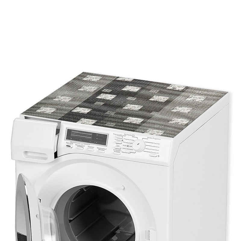 matches21 HOME & HOBBY Antirutschmatte Waschmaschinenauflage rutschfest Streifen 65 x 60 cm, Waschmaschinenabdeckung als Abdeckung für Waschmaschine und Trockner