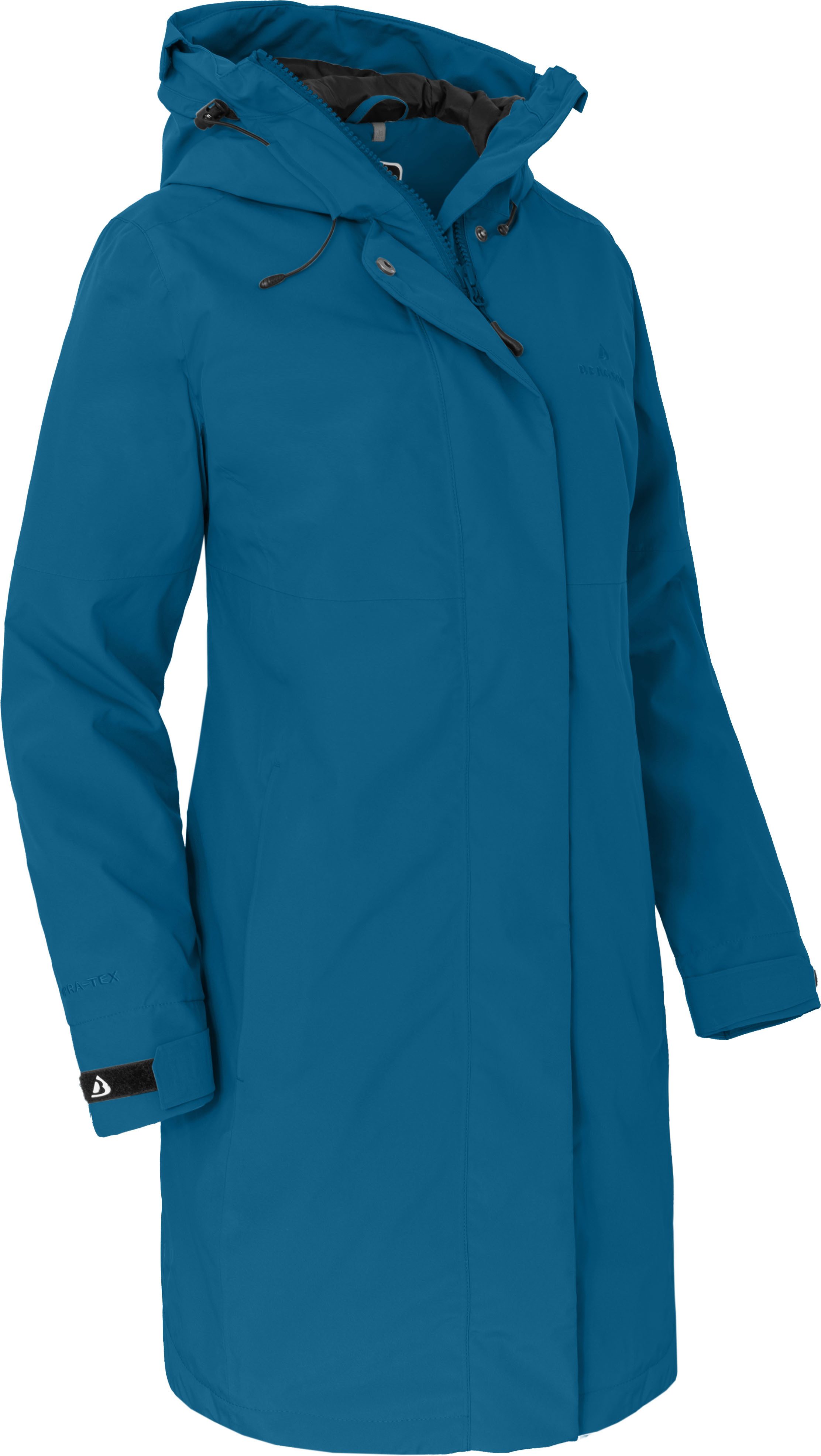Bergson Bergson Wintermantel VERLA Damen Regenmantel, Normalgrößen, Saphir blau