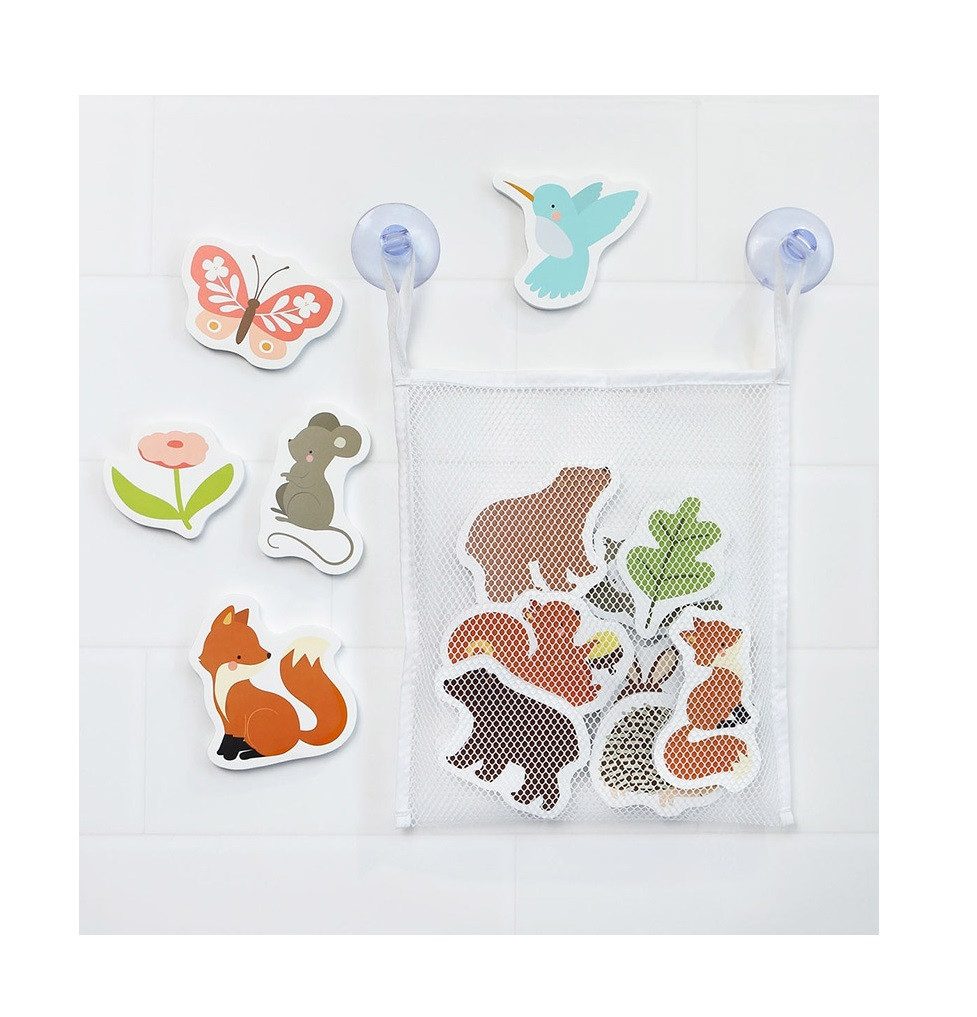 A Little Lovely Company Badespielzeug Schaumstoff Badetiere mit Badenetz zu günstig online kaufen