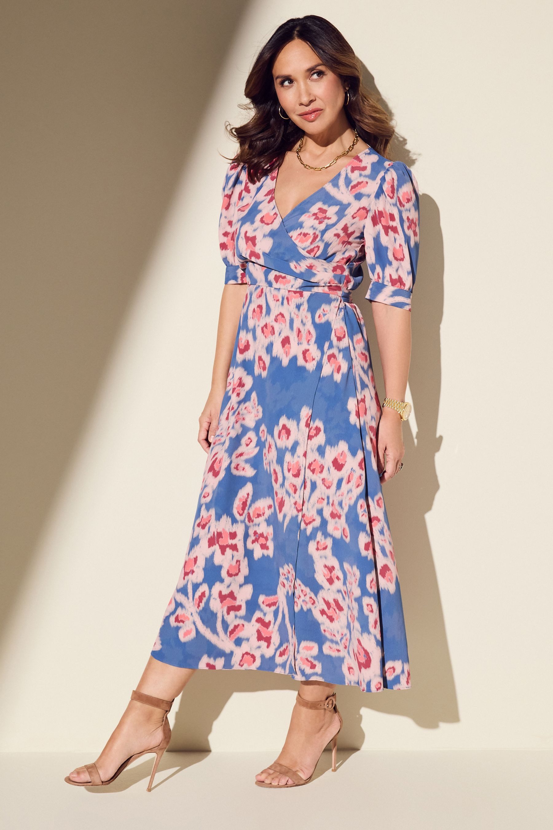 Druckkleid Myleene Klass Kleid mit Leopardenmuster