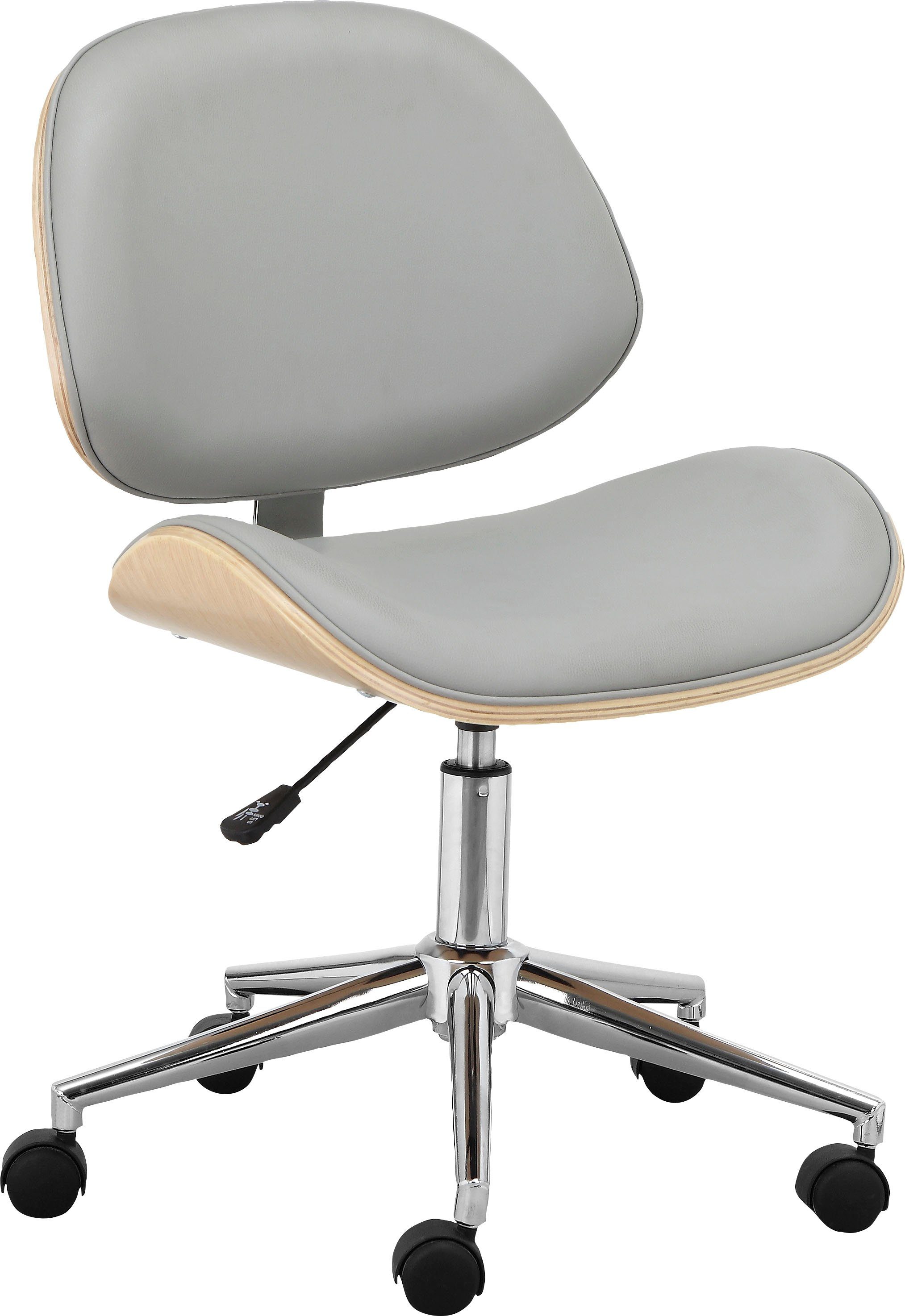 andas Bürostuhl Kiruna (1 St), Kunstleder, mit Pappelholz Schale, höhenvers günstig online kaufen