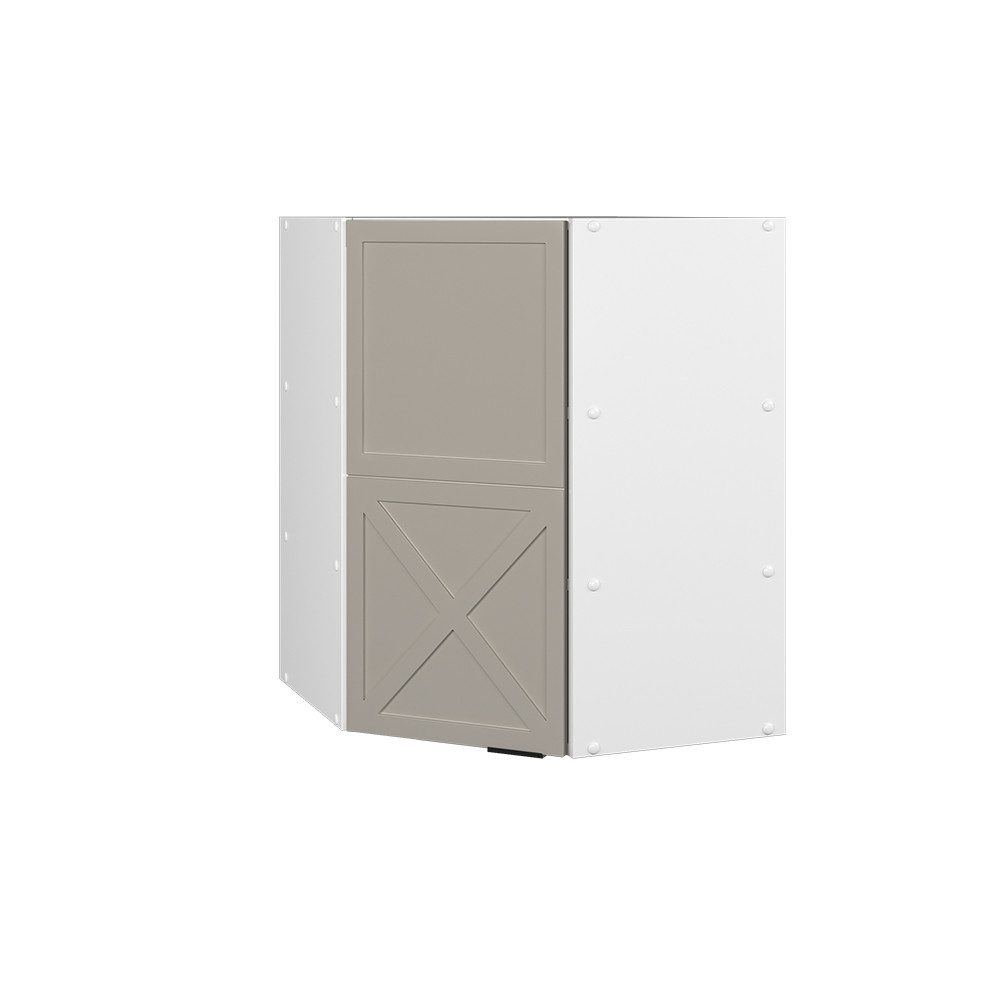 Vicco Eckhängeschrank Fame-Line, GrauBeige/Weiß, 57 cm günstig online kaufen